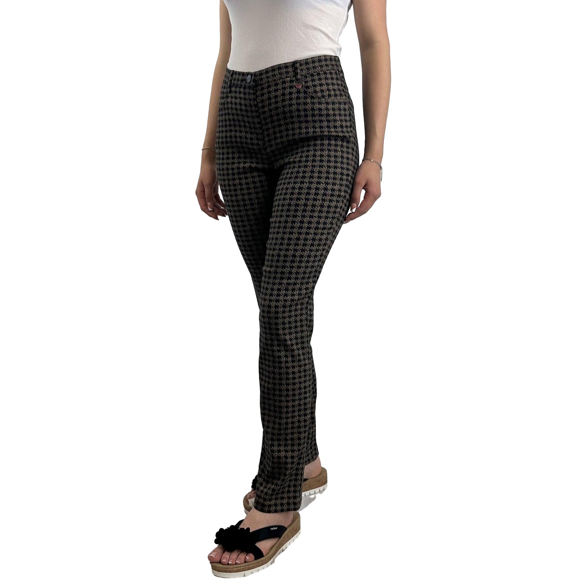 Hose mit Hahnentritt-Muster. Mode von Relaxed by Toni. Seidel Moden Onlineshop