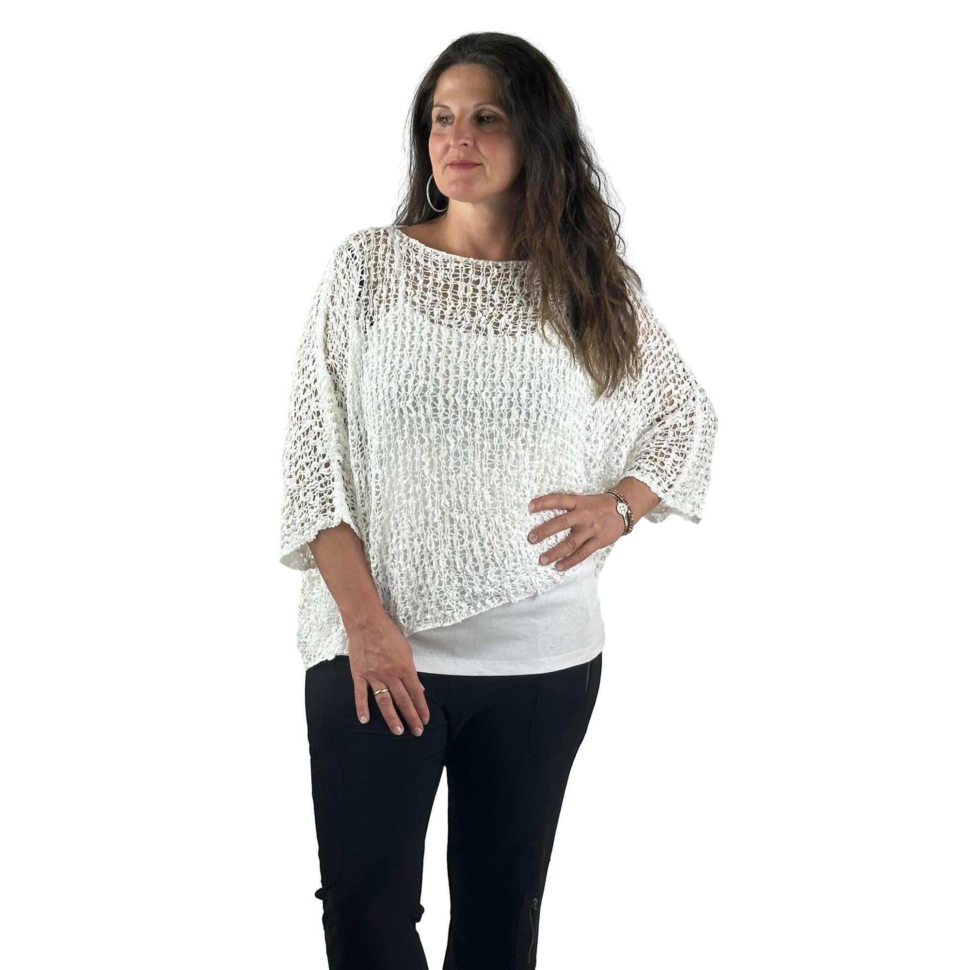 Häkelponcho. Mode von ikat. Seidel Moden Onlineshop