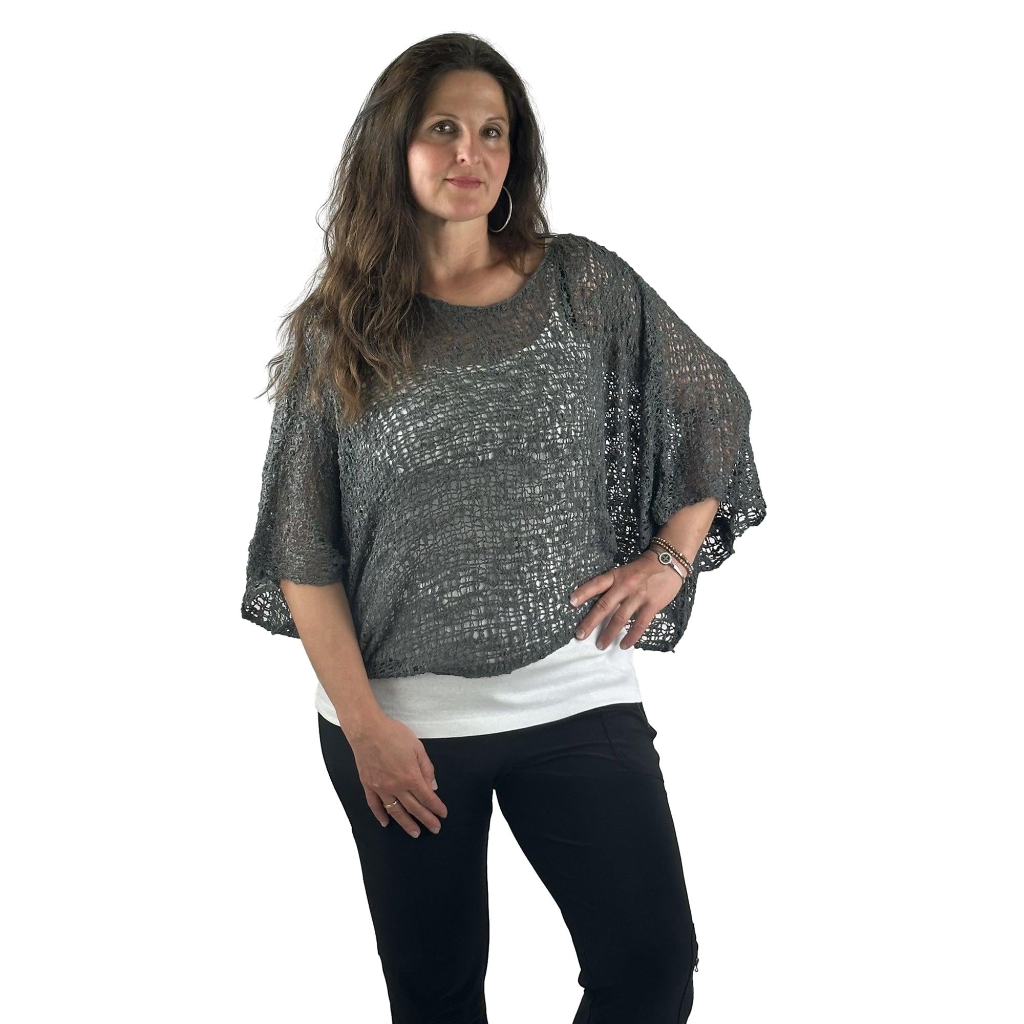 Häkelponcho. Mode von ikat. Seidel Moden Onlineshop