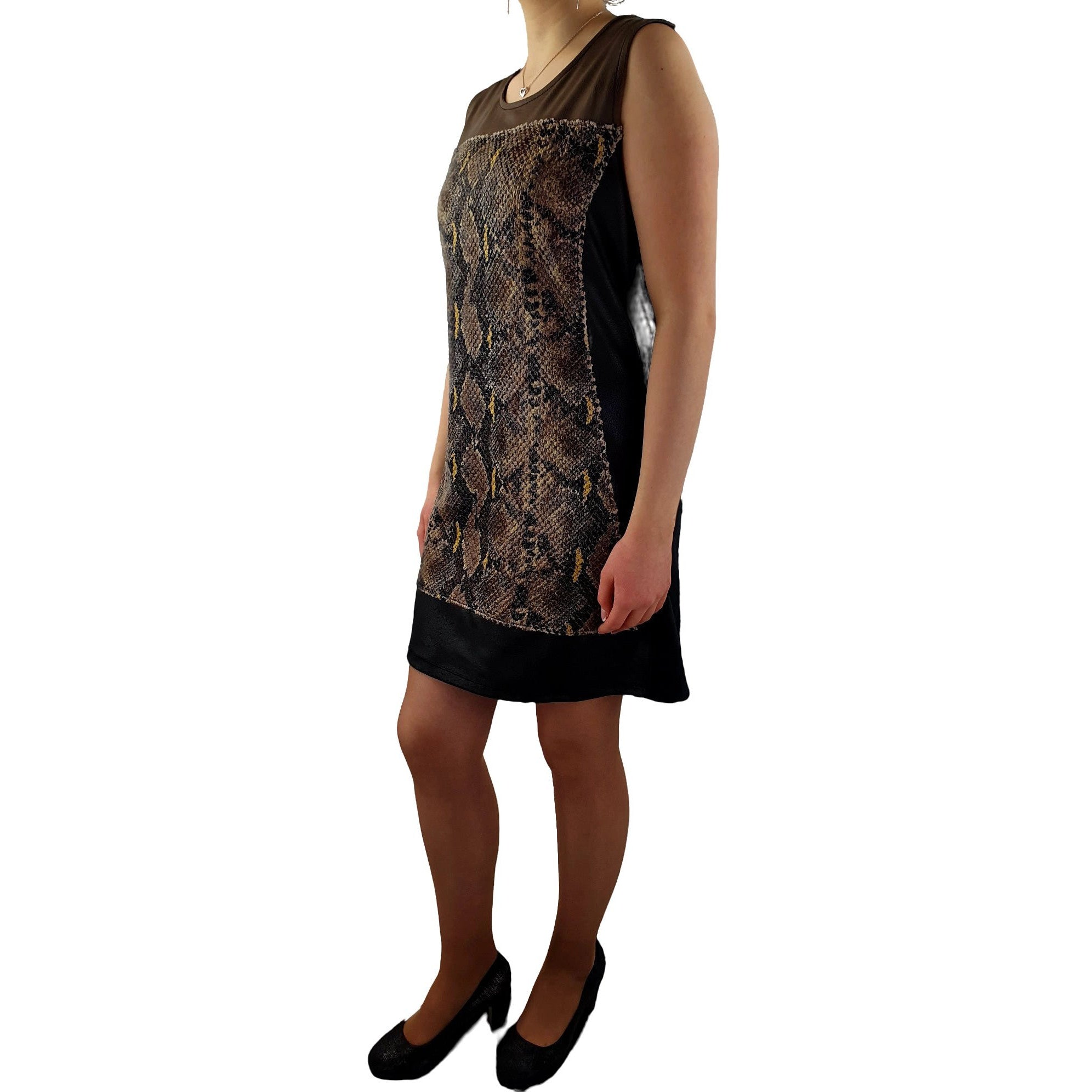 Kleid mit Animal-Print. Mode von Kalisson. Seidel Moden Onlineshop