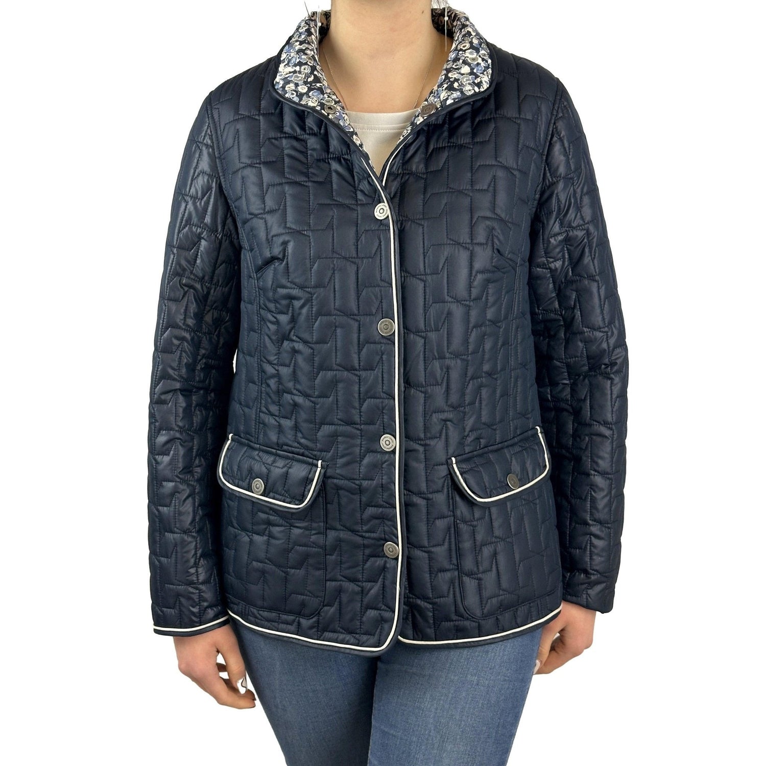 Wendejacke mit leichter Wattierung. Mode von Lebek. Seidel Moden Onlineshop