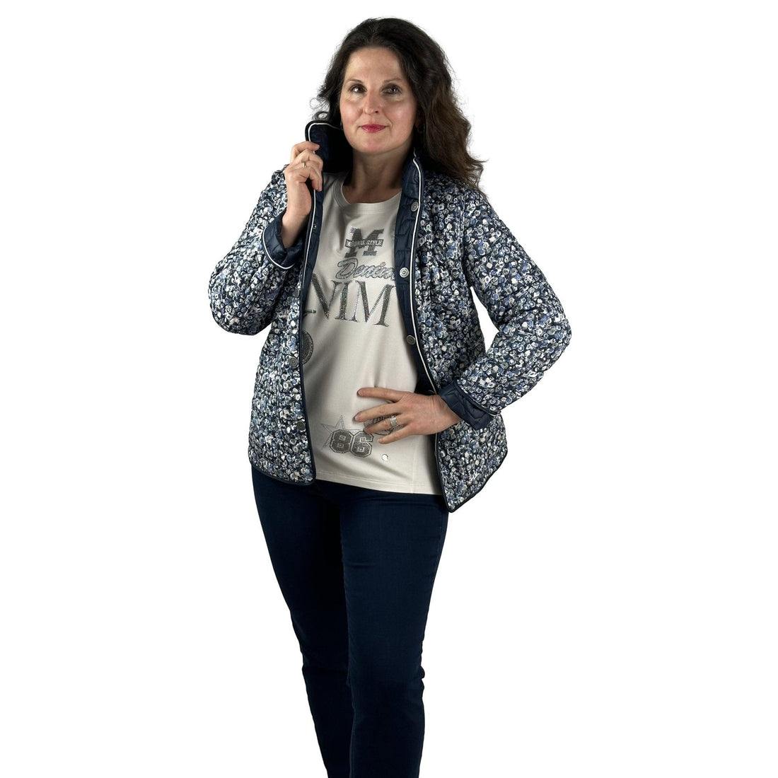 Wendejacke mit leichter Wattierung. Mode von Lebek. Seidel Moden Onlineshop