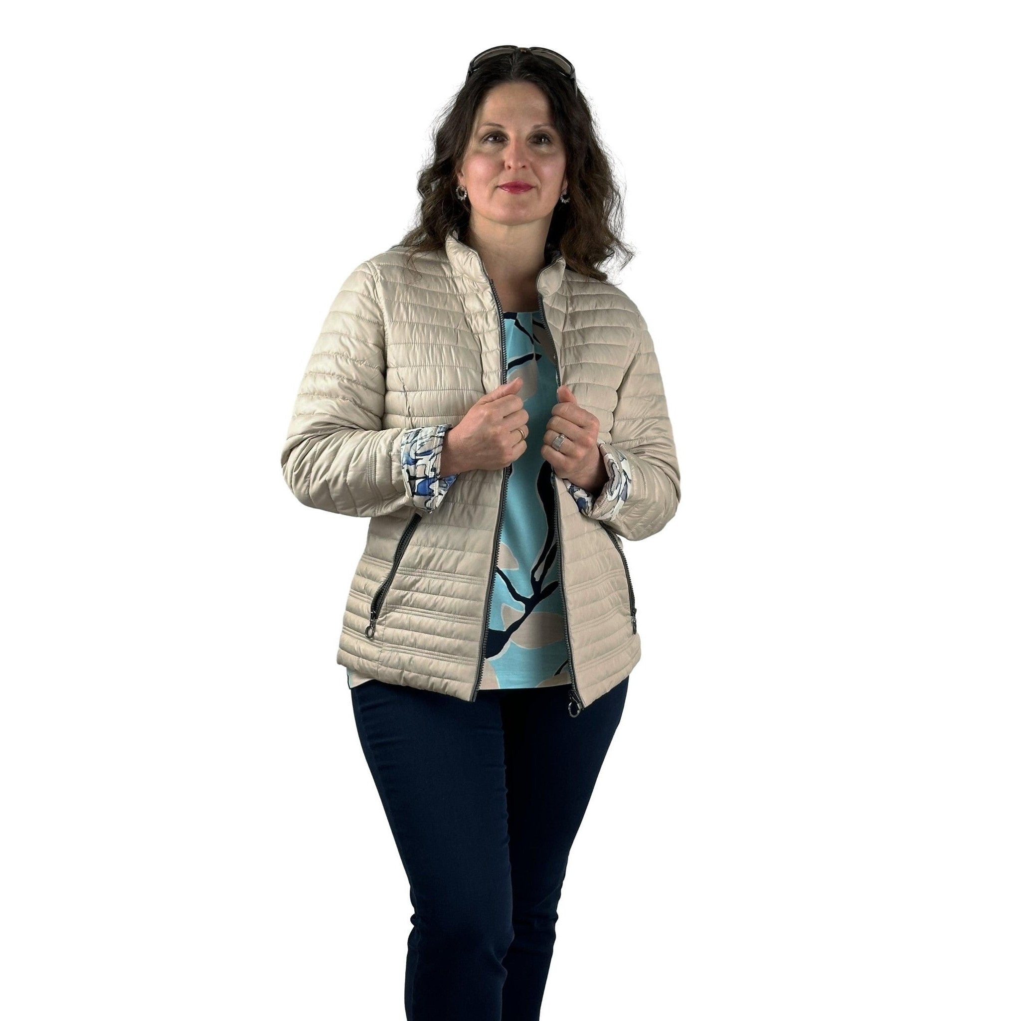 Wendejacke mit leichter Wattierung. Mode von Lebek. Seidel Moden Onlineshop