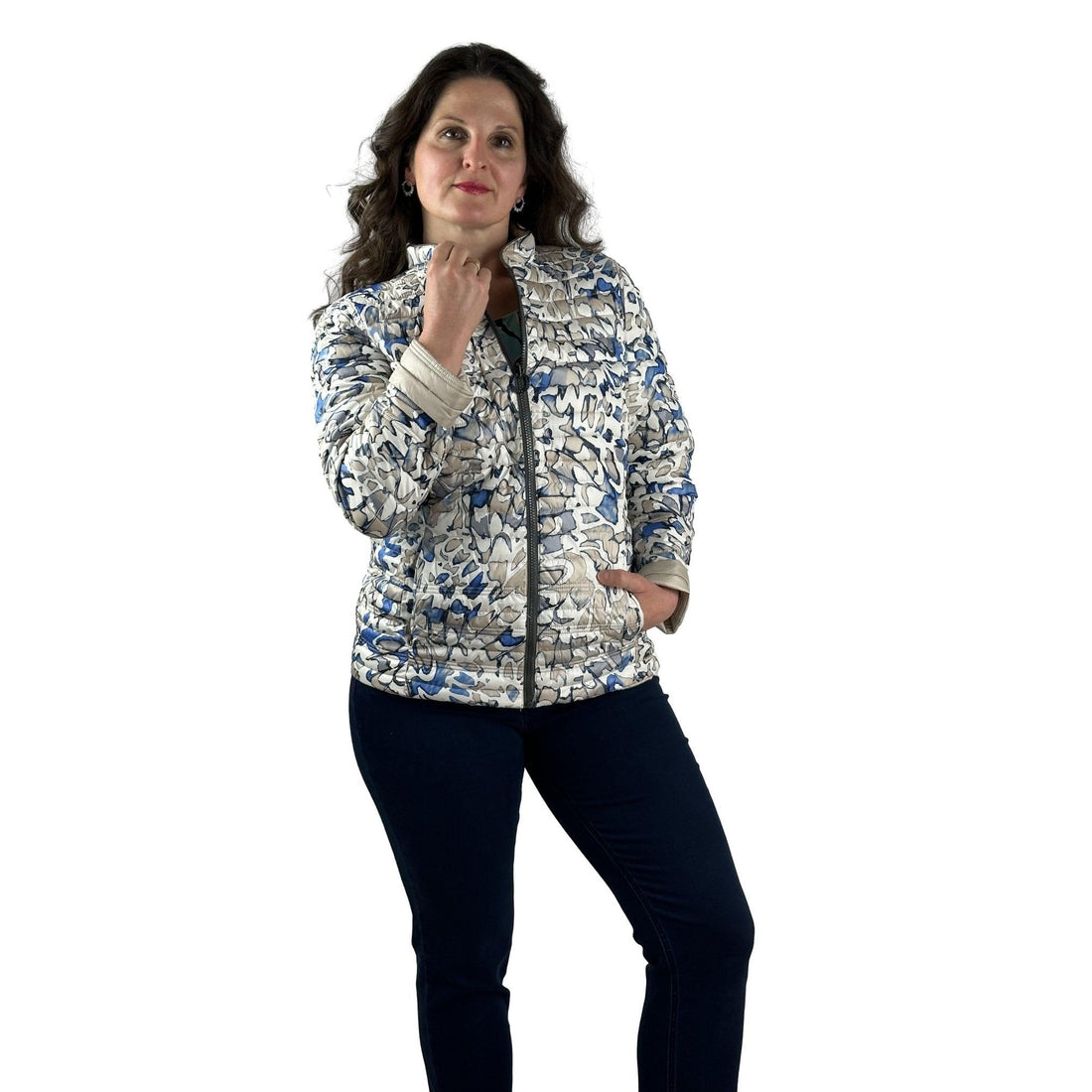 Wendejacke mit leichter Wattierung. Mode von Lebek. Seidel Moden Onlineshop