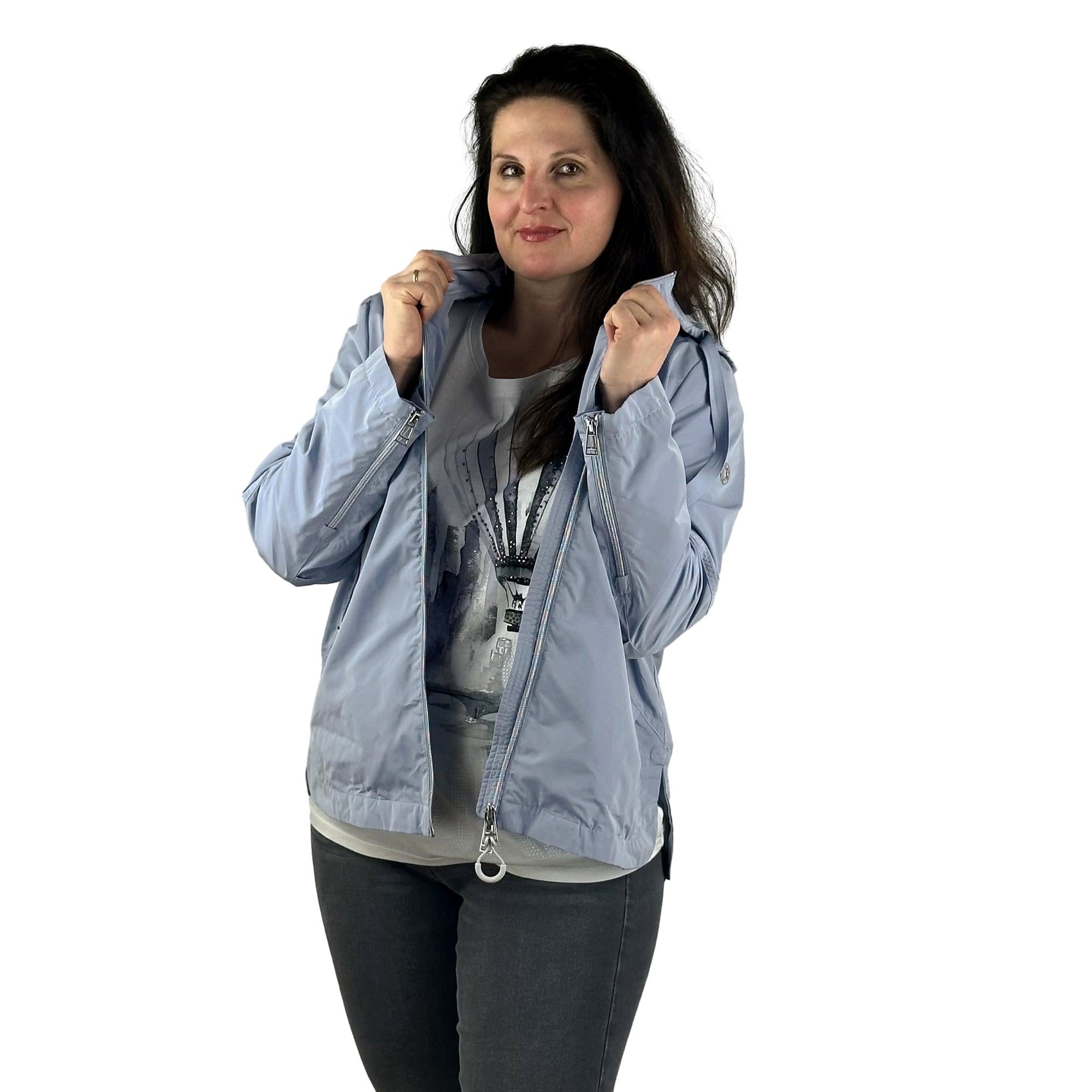 Übergangsjacke mit Kapuze. Mode von Manisa. Seidel Moden Onlineshop