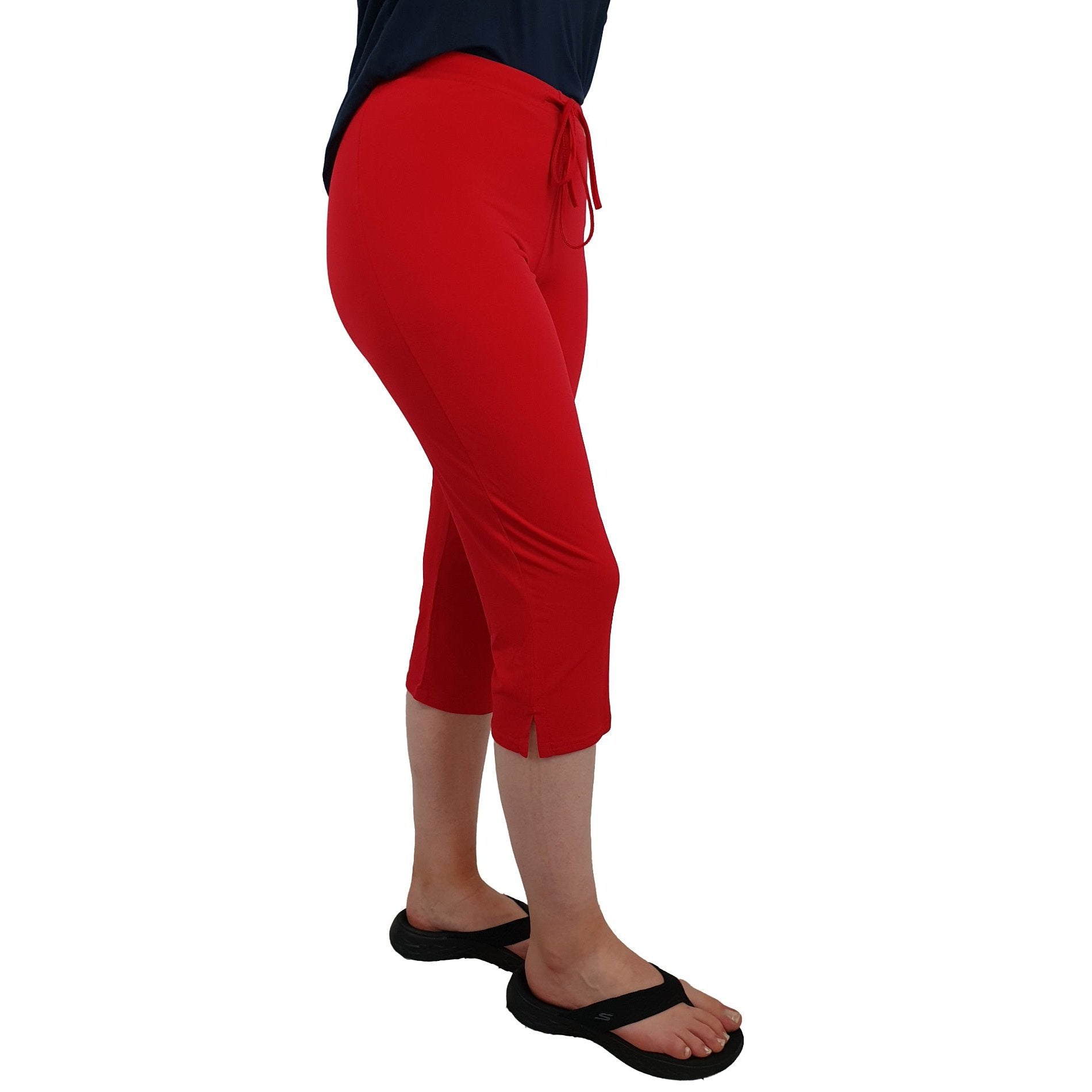 3/4 Hose mit Schlupfbund und Seitenschlitz. Mode von Marinello. Seidel Moden Onlineshop