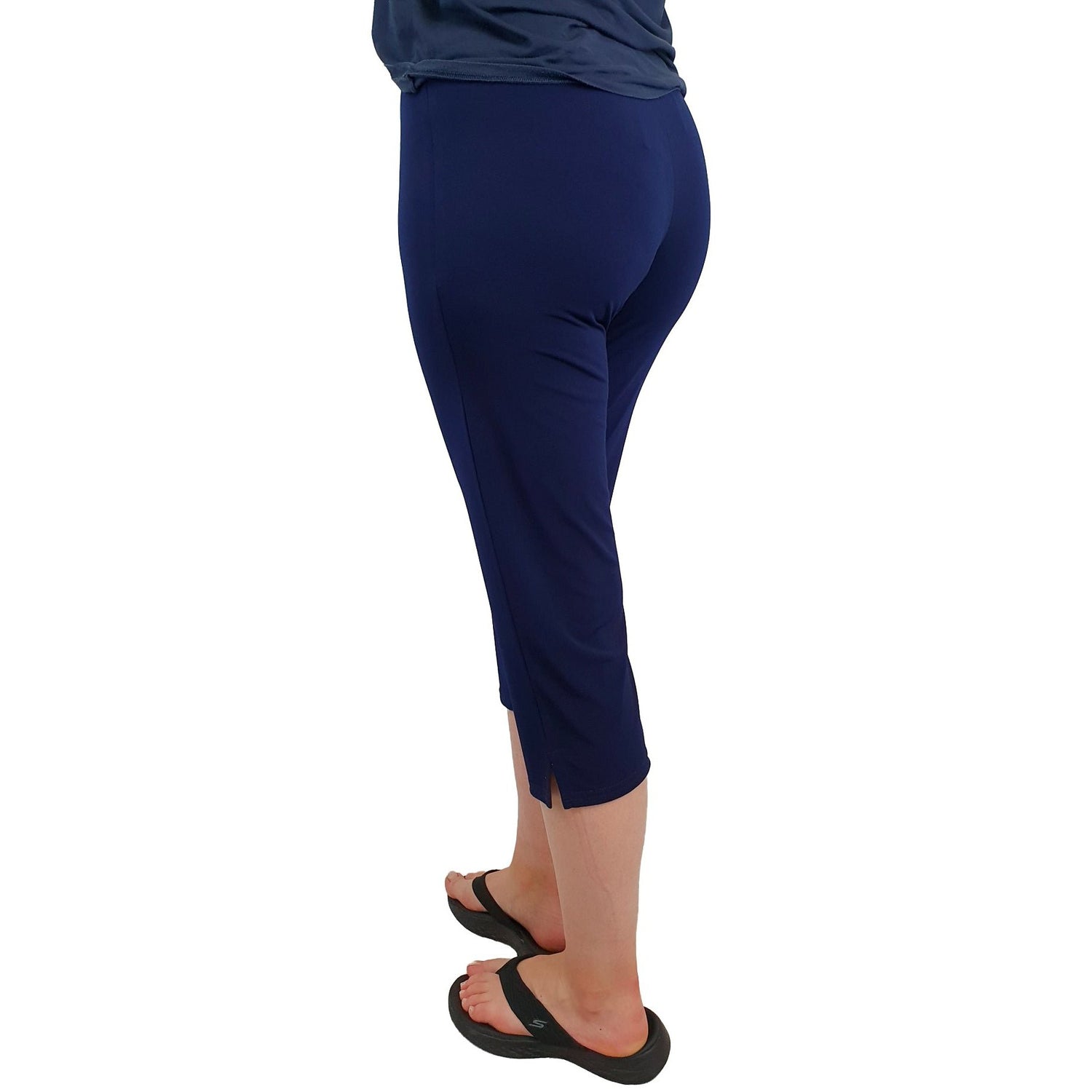 3/4 Hose mit Schlupfbund und Seitenschlitz. Mode von Marinello. Seidel Moden Onlineshop