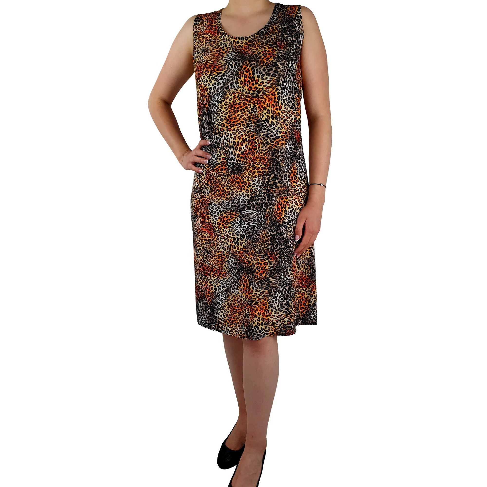 Kleid mit Animal-Print. Mode von Marinello. Seidel Moden Onlineshop