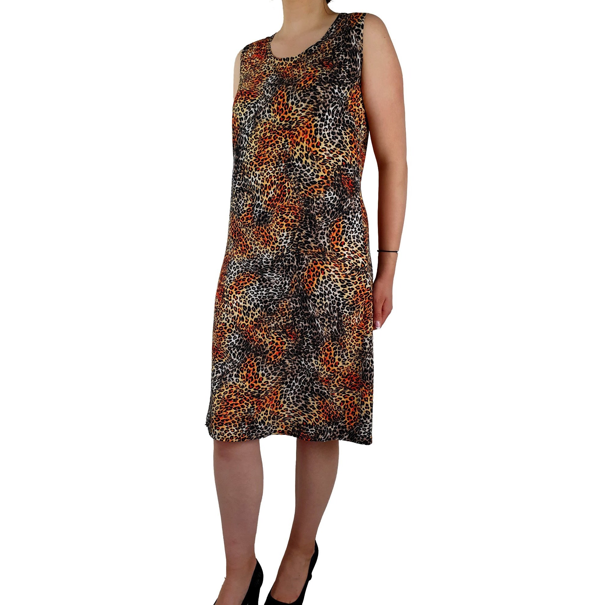 Kleid mit Animal-Print. Mode von Marinello. Seidel Moden Onlineshop