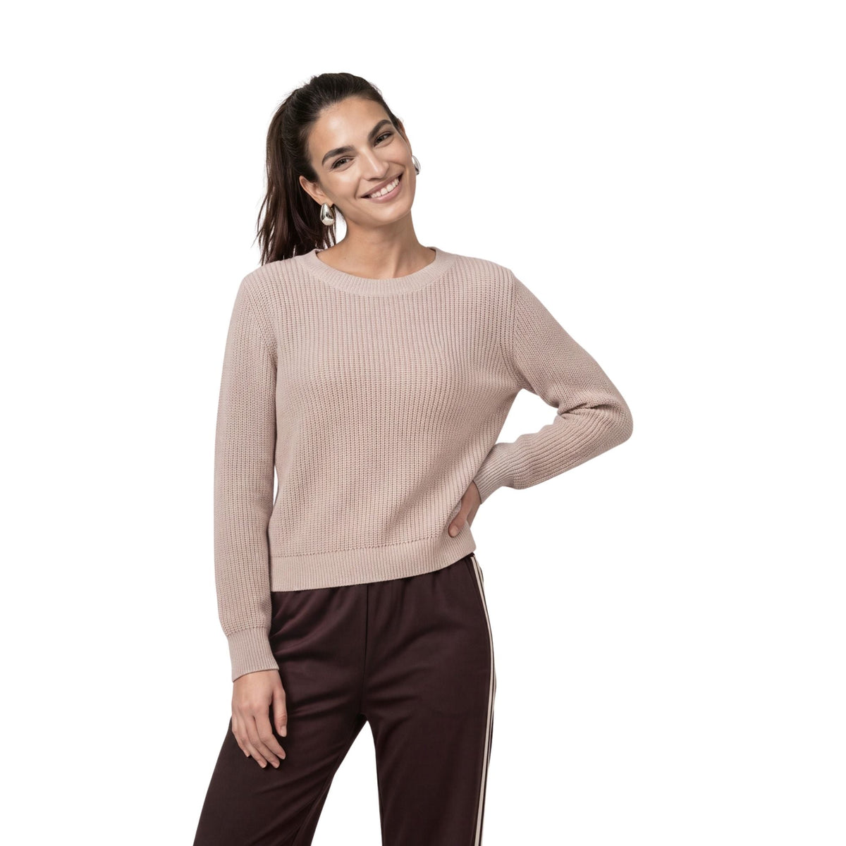 Basic-Strickpullover mit Lurex - Mode von Monari