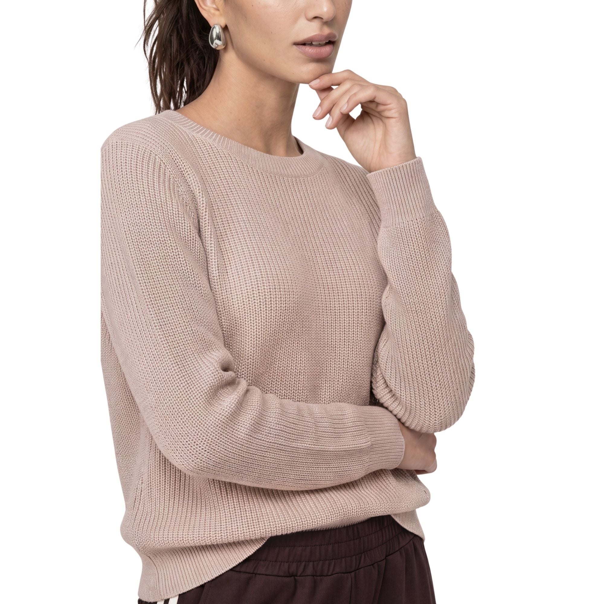 Basic-Strickpullover mit Lurex - Mode von Monari
