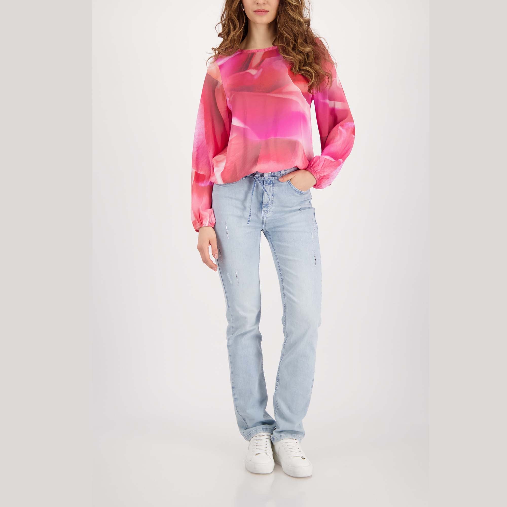 Bluse mit Allover - Print - Mode von Monari