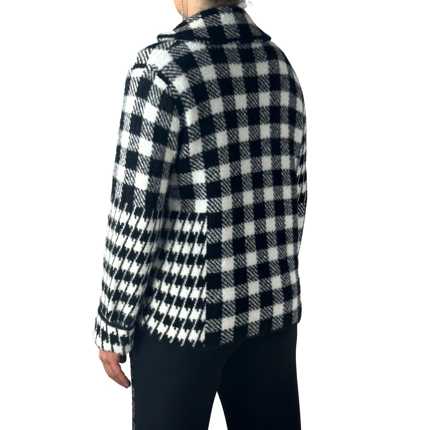 Flauschjacke gemustert. Mode von Monari. Seidel Moden Onlineshop