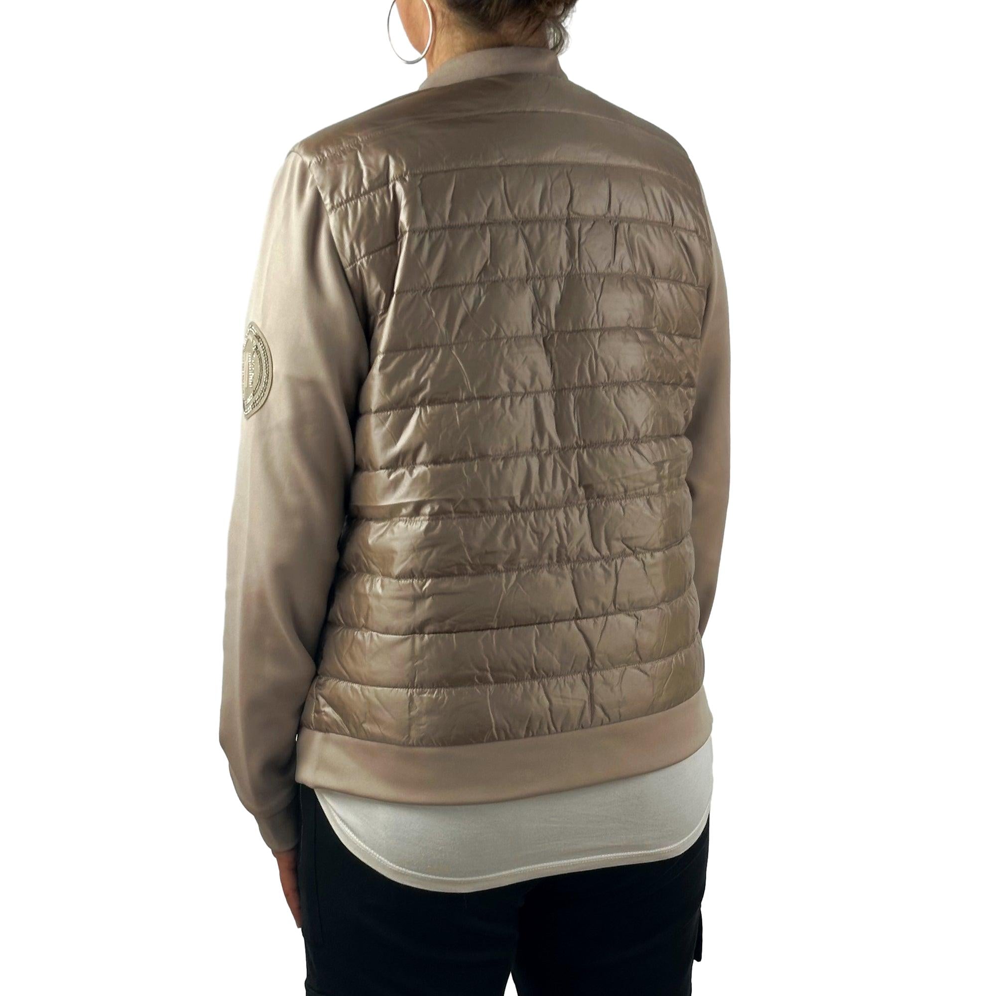 Jacke mit Materialmix. Mode von Monari. Seidel Moden Onlineshop