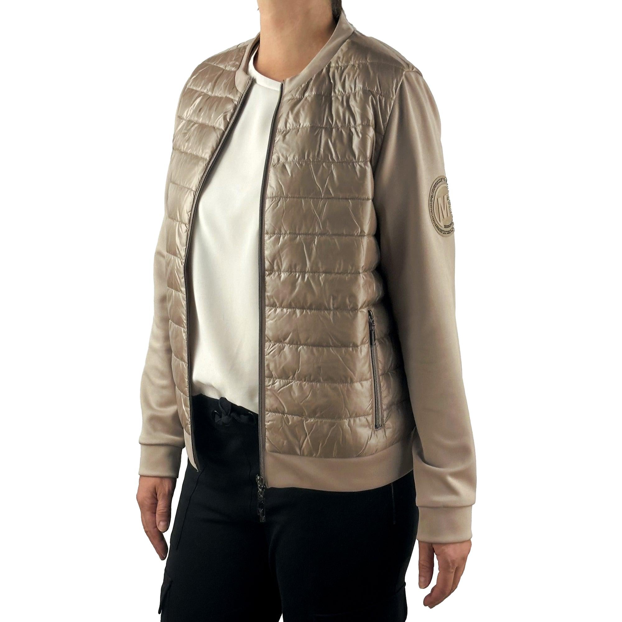 Jacke mit Materialmix. Mode von Monari. Seidel Moden Onlineshop