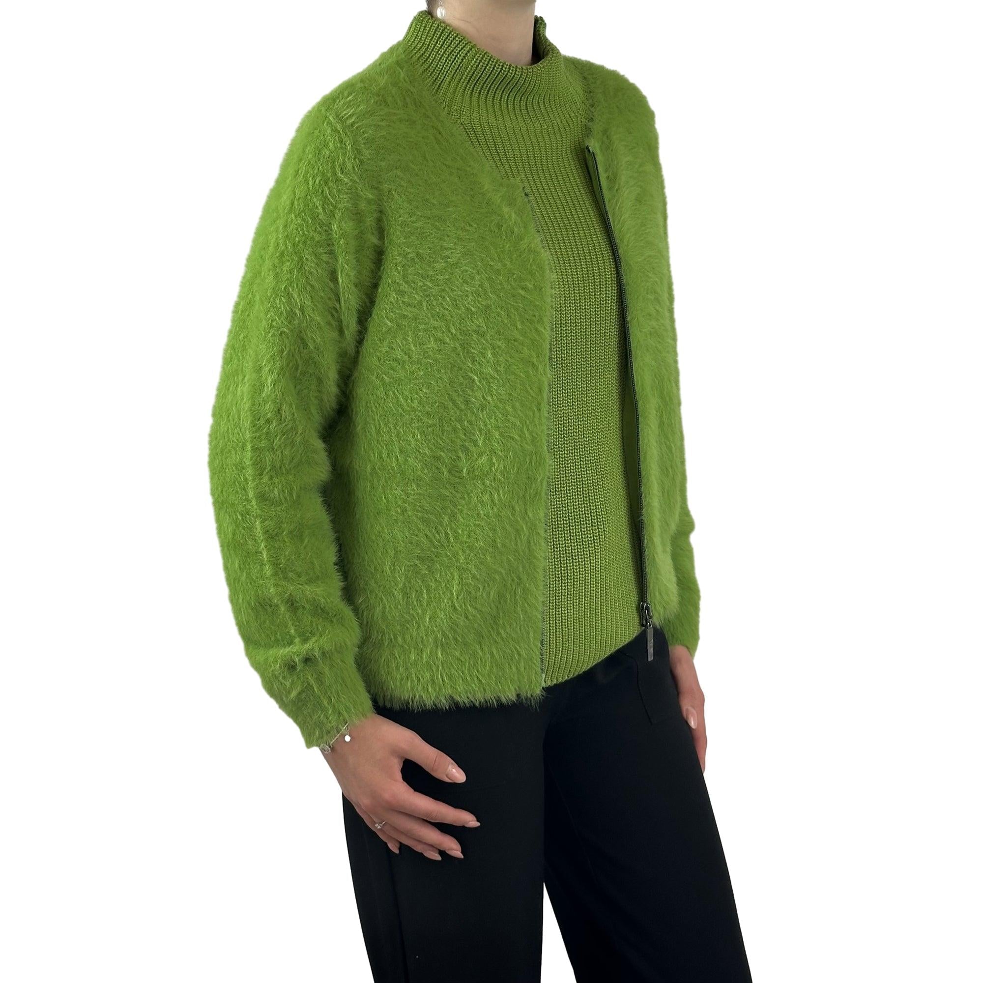 Kuscheljacke mit Reißverschluß. Mode von Monari. Seidel Moden Onlineshop