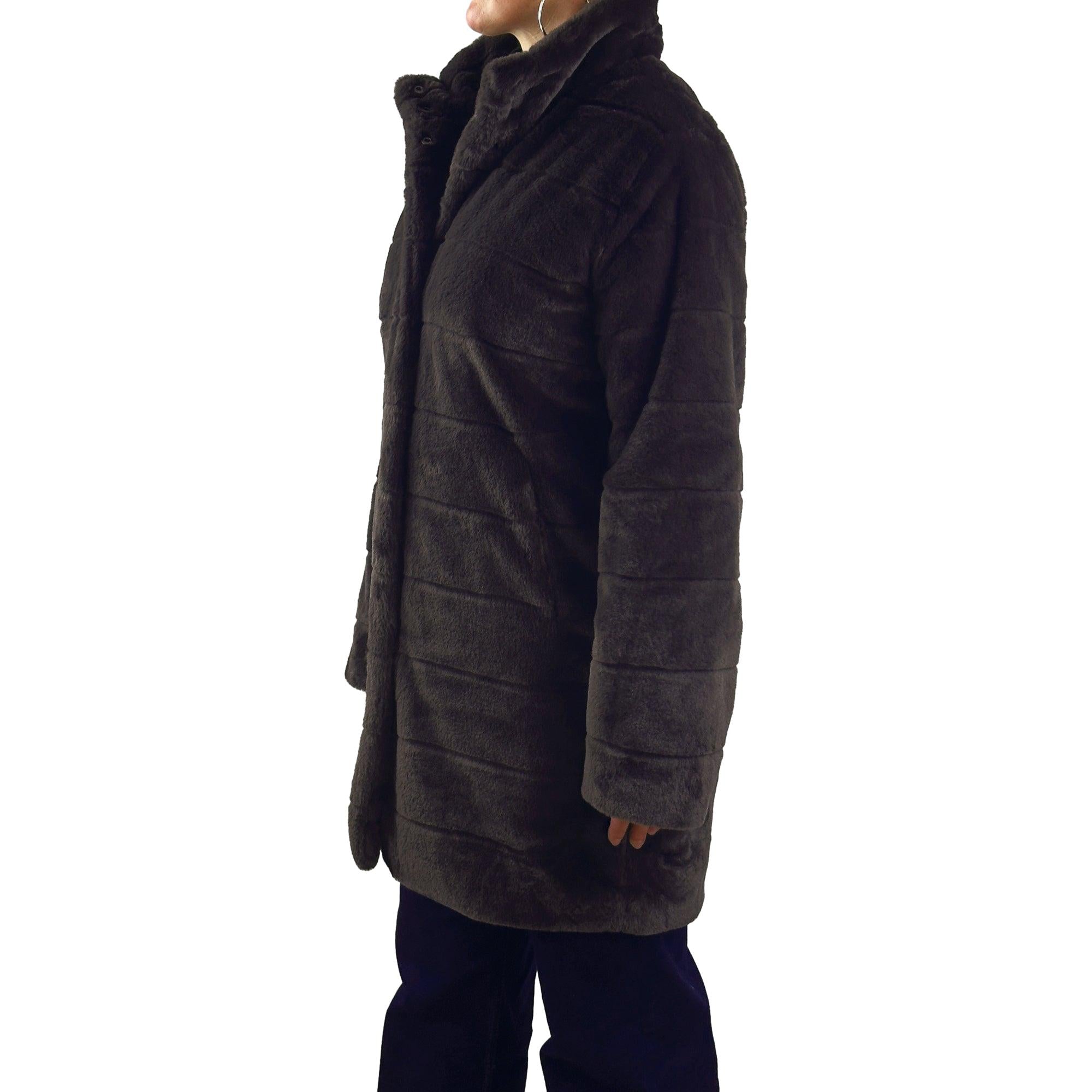 Mantel in Flauschoptik. Mode von Monari. Seidel Moden Onlineshop