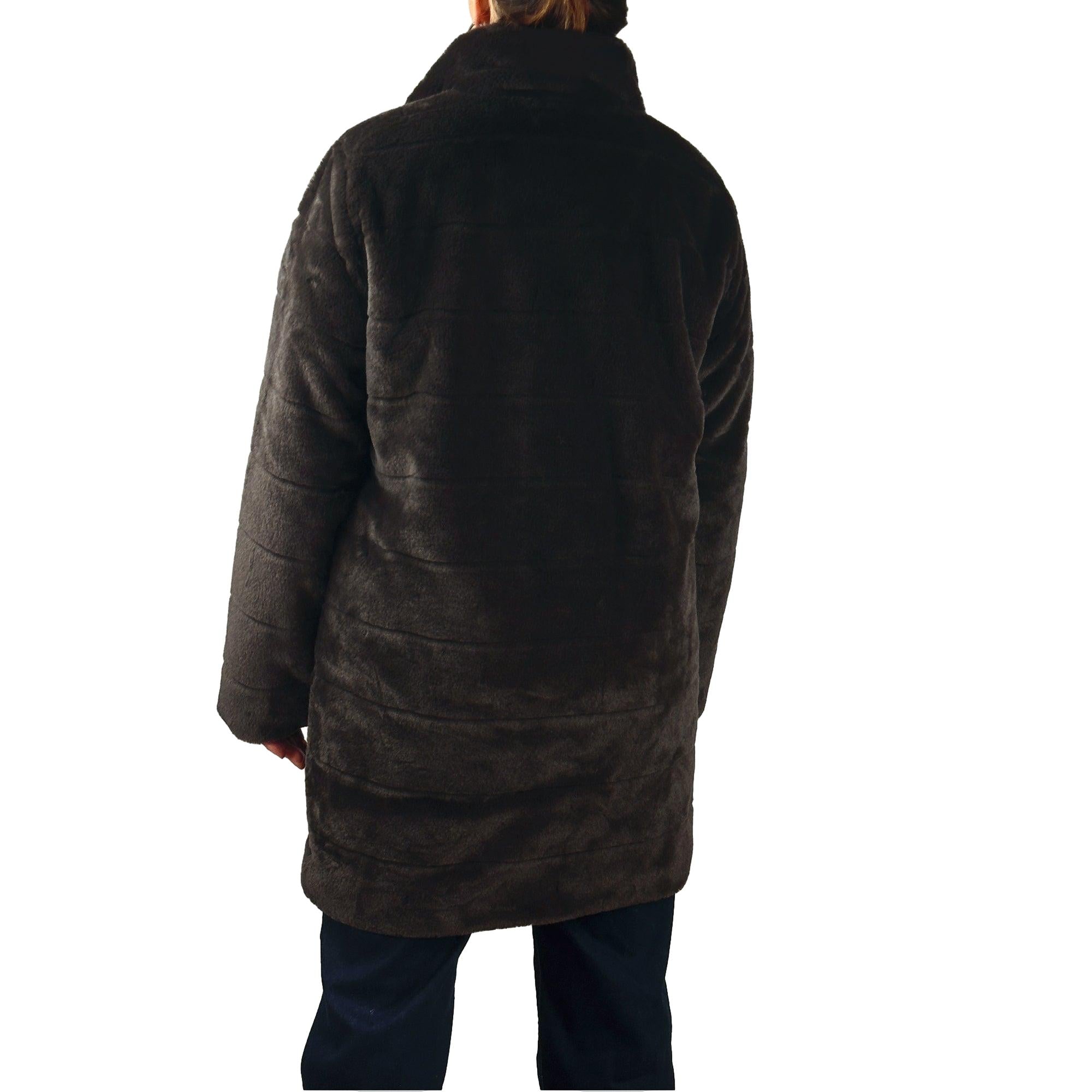 Mantel in Flauschoptik. Mode von Monari. Seidel Moden Onlineshop