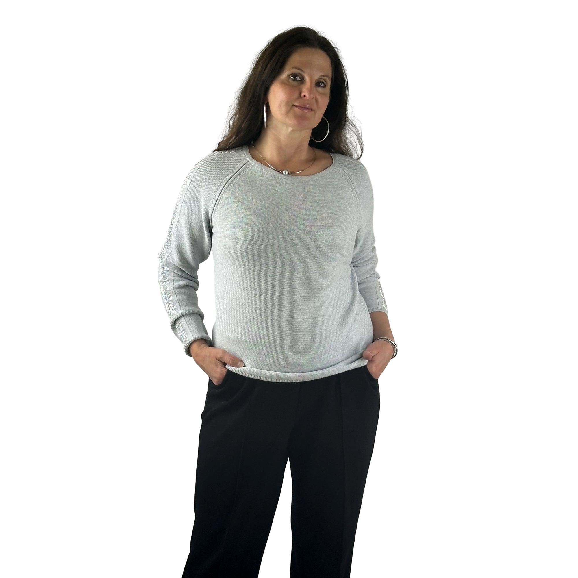 Pullover mit Strass. Mode von Monari. Seidel Moden Onlineshop