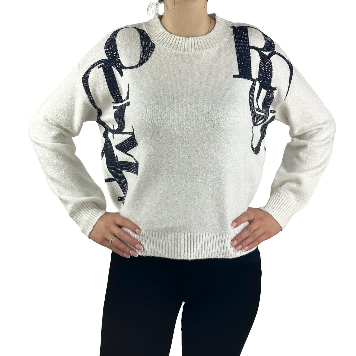 Pullover mit Strass. Mode von Monari. Seidel Moden Onlineshop