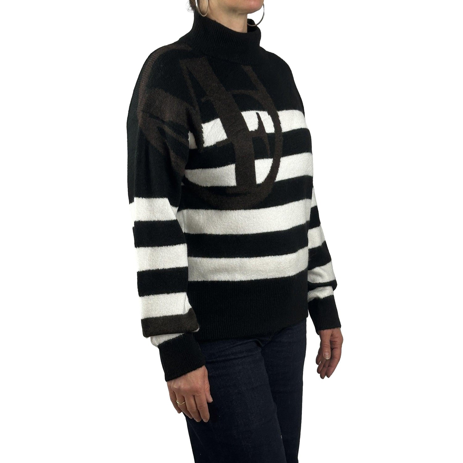Pullover mit Streifen. Mode von Monari. Seidel Moden Onlineshop