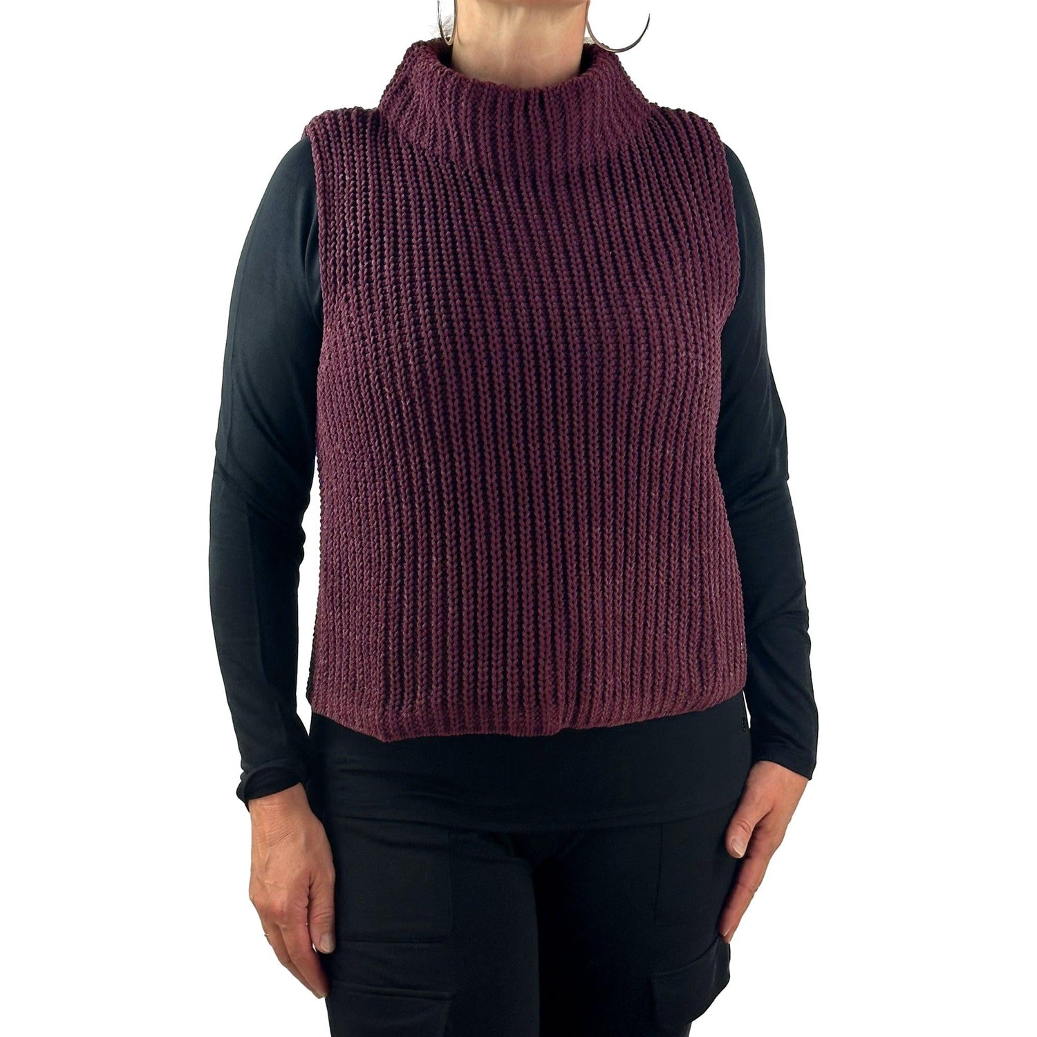 Pullunder in Chenille Optik. Mode von Monari. Seidel Moden Onlineshop