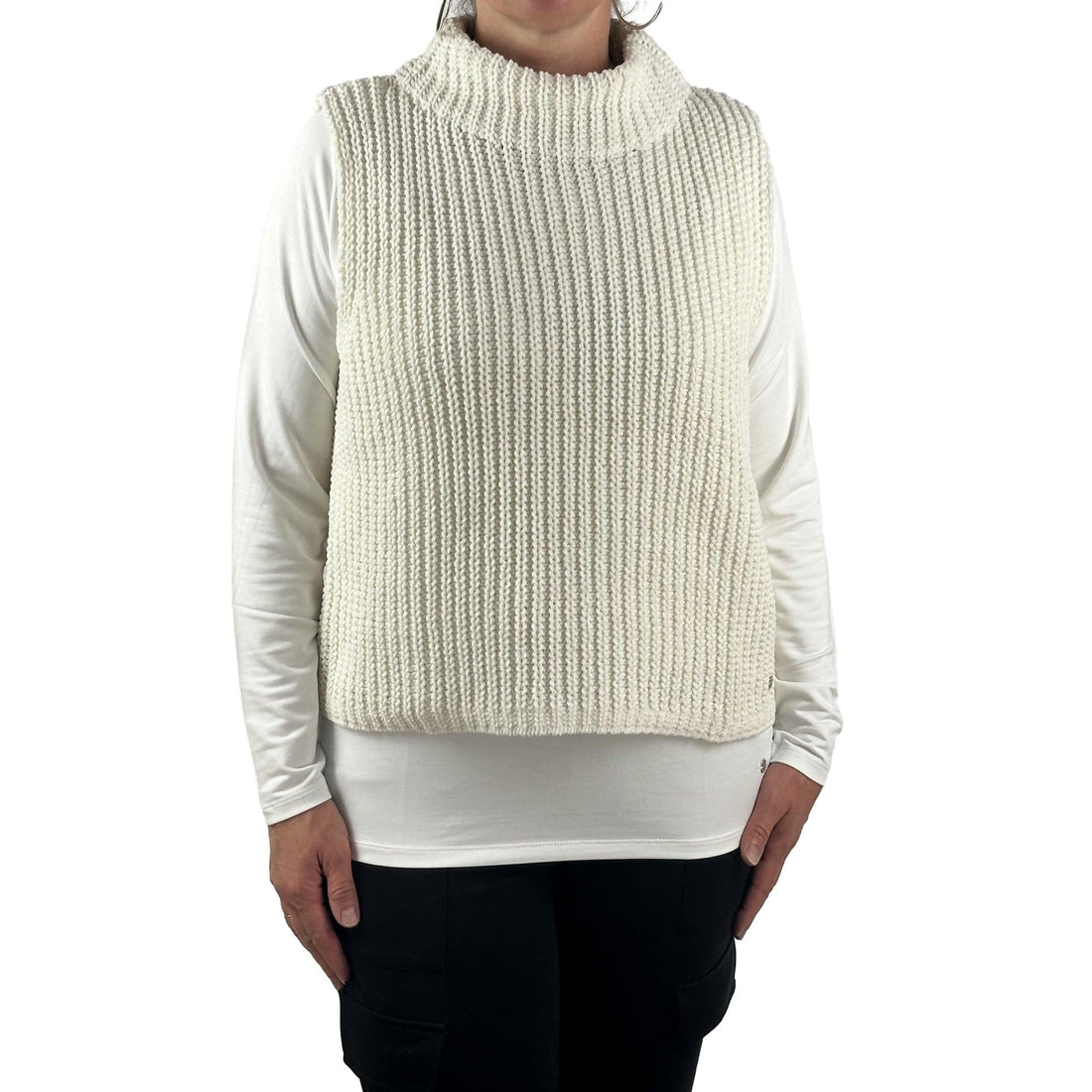 Pullunder in Chenille Optik. Mode von Monari. Seidel Moden Onlineshop