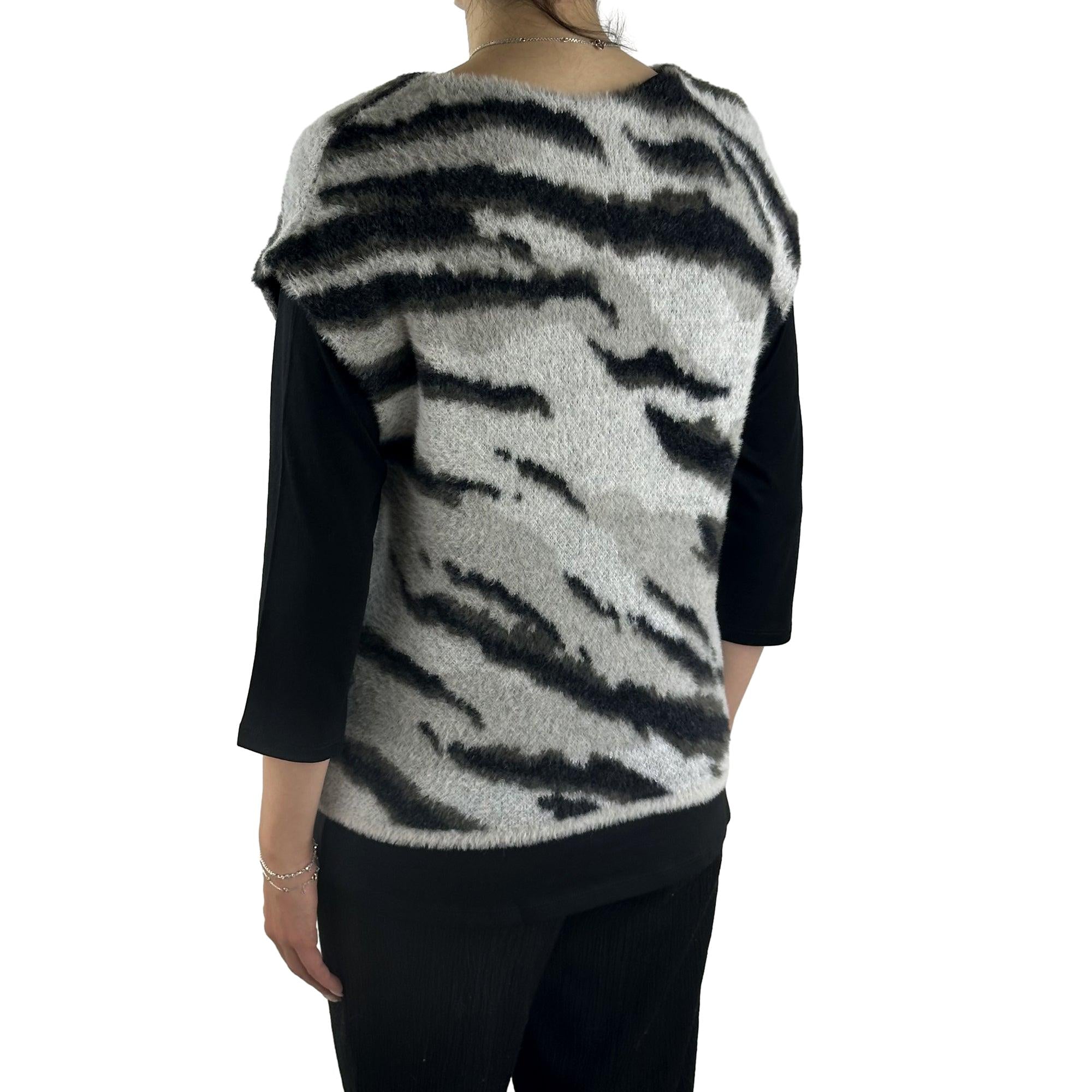 Pullunder in Flauschqualität. Mode von Monari. Seidel Moden Onlineshop