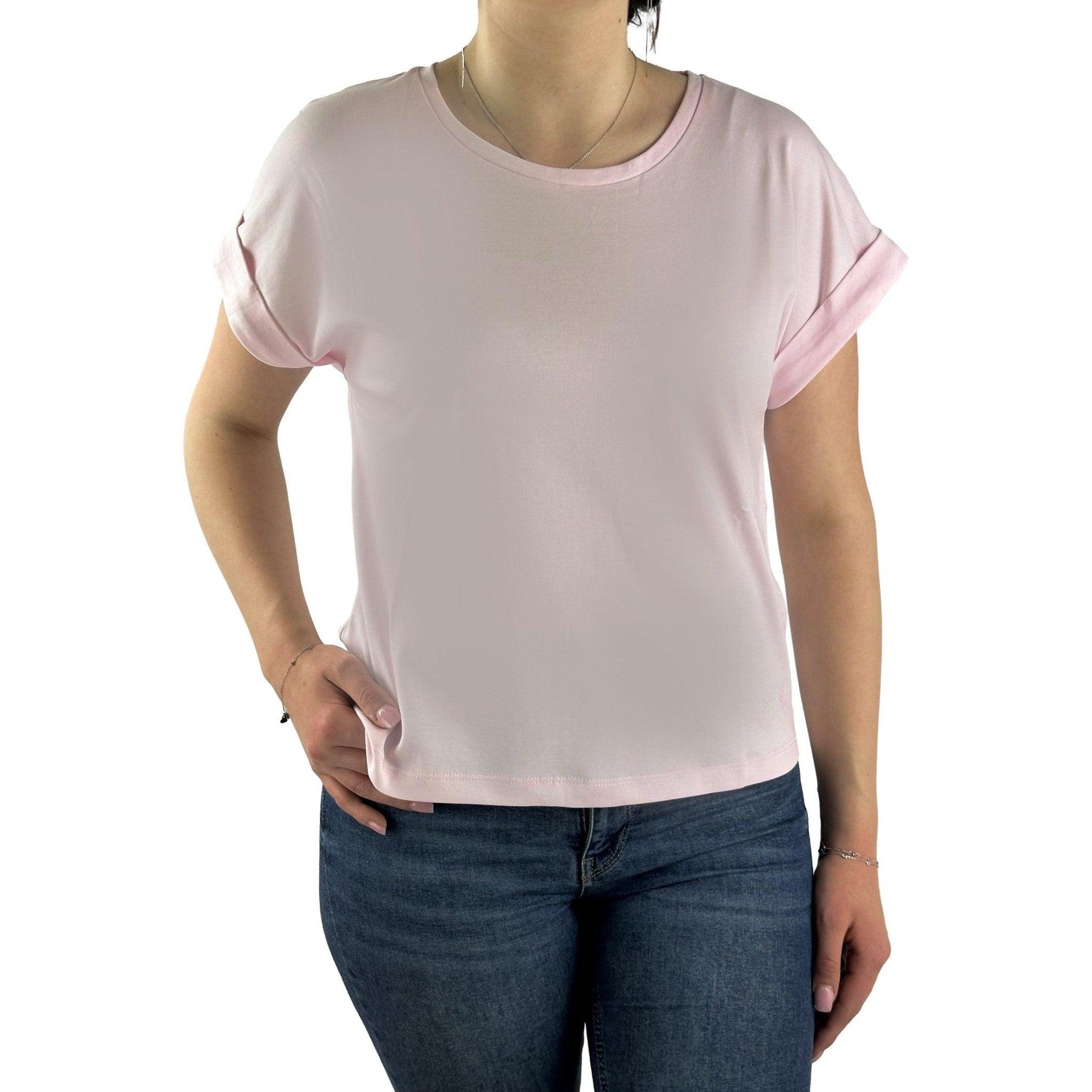 Kurzarm Shirt mit Kellerfalte im Rücken. Mode von Monari. Seidel Moden Onlineshop