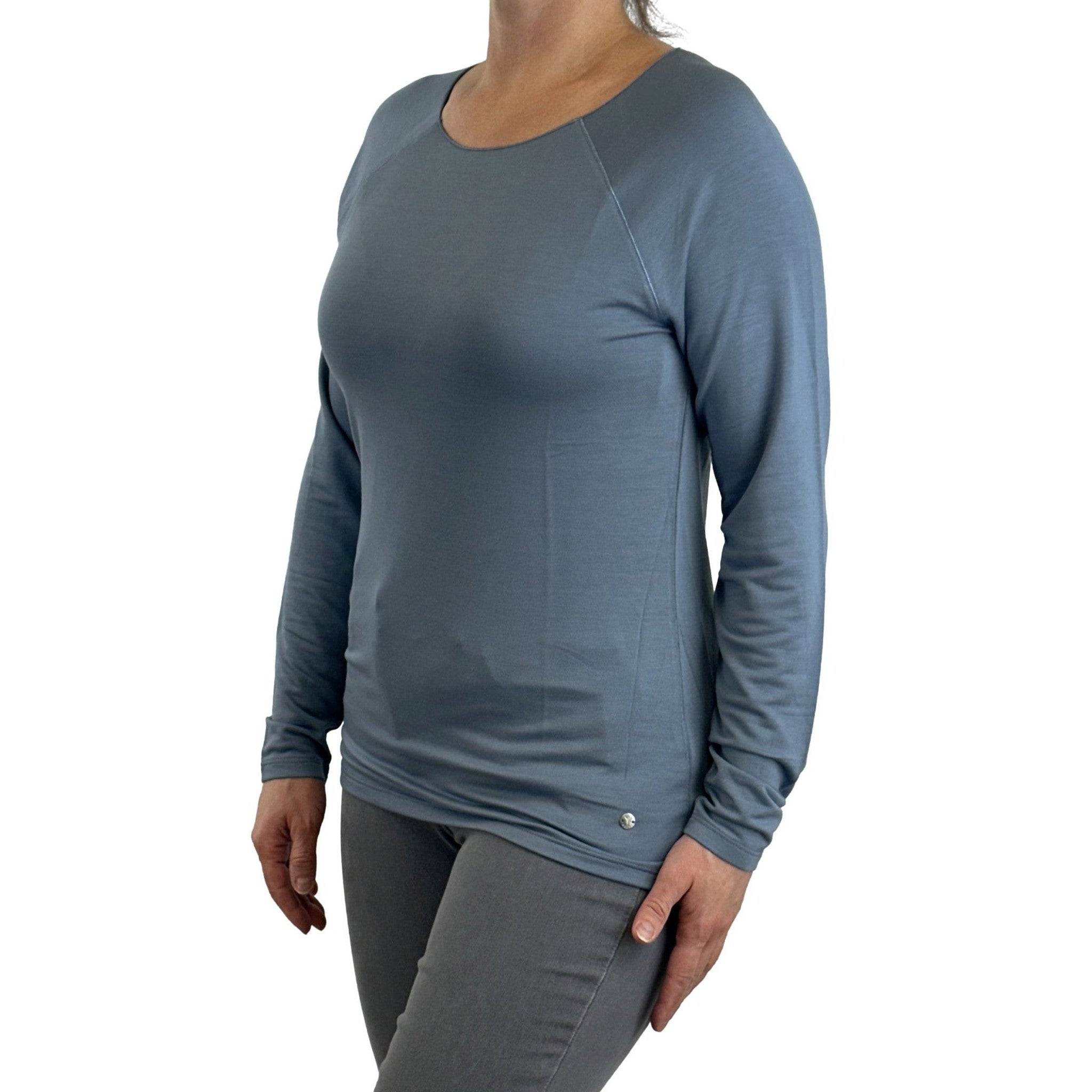 Langarm Shirt aus Viskose-Modalqualität. Mode von Monari. Seidel Moden Onlineshop