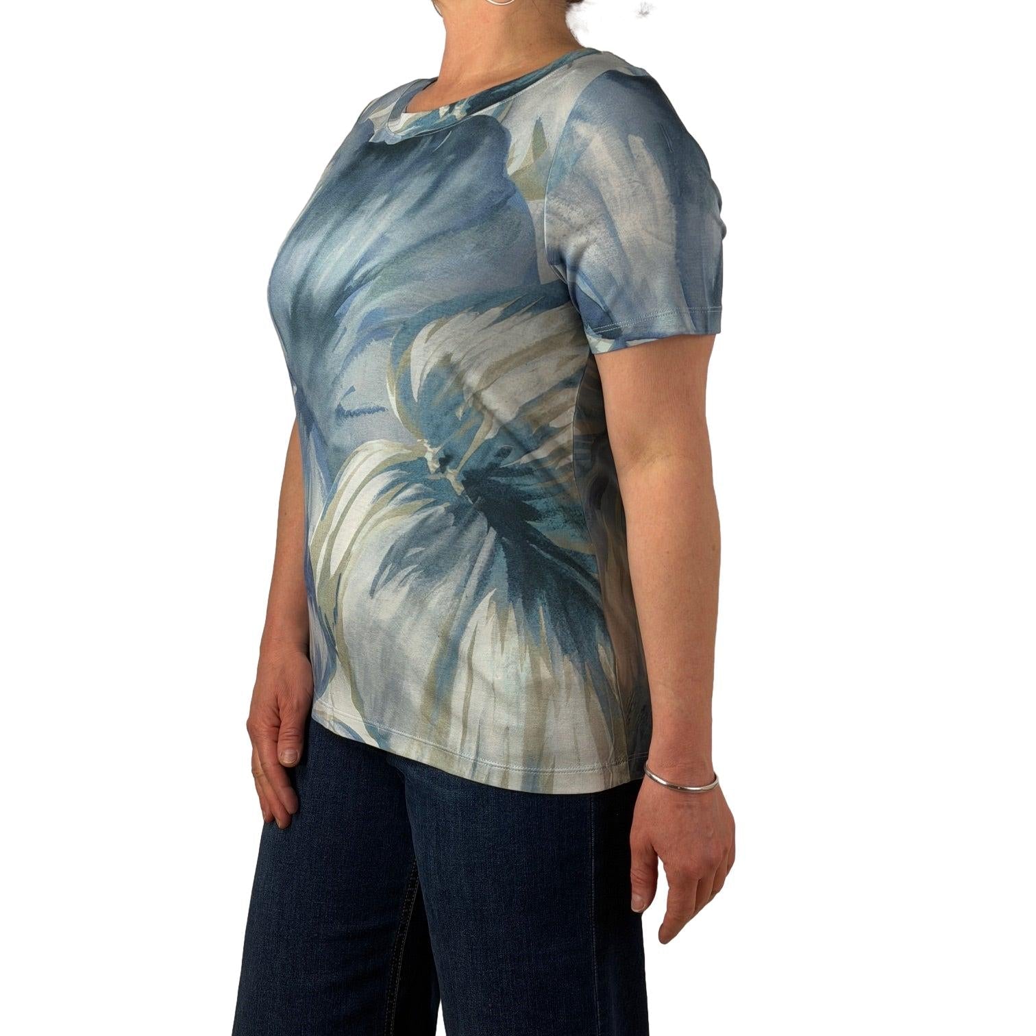 Shirt mit Allover - Print - Mode von Monari