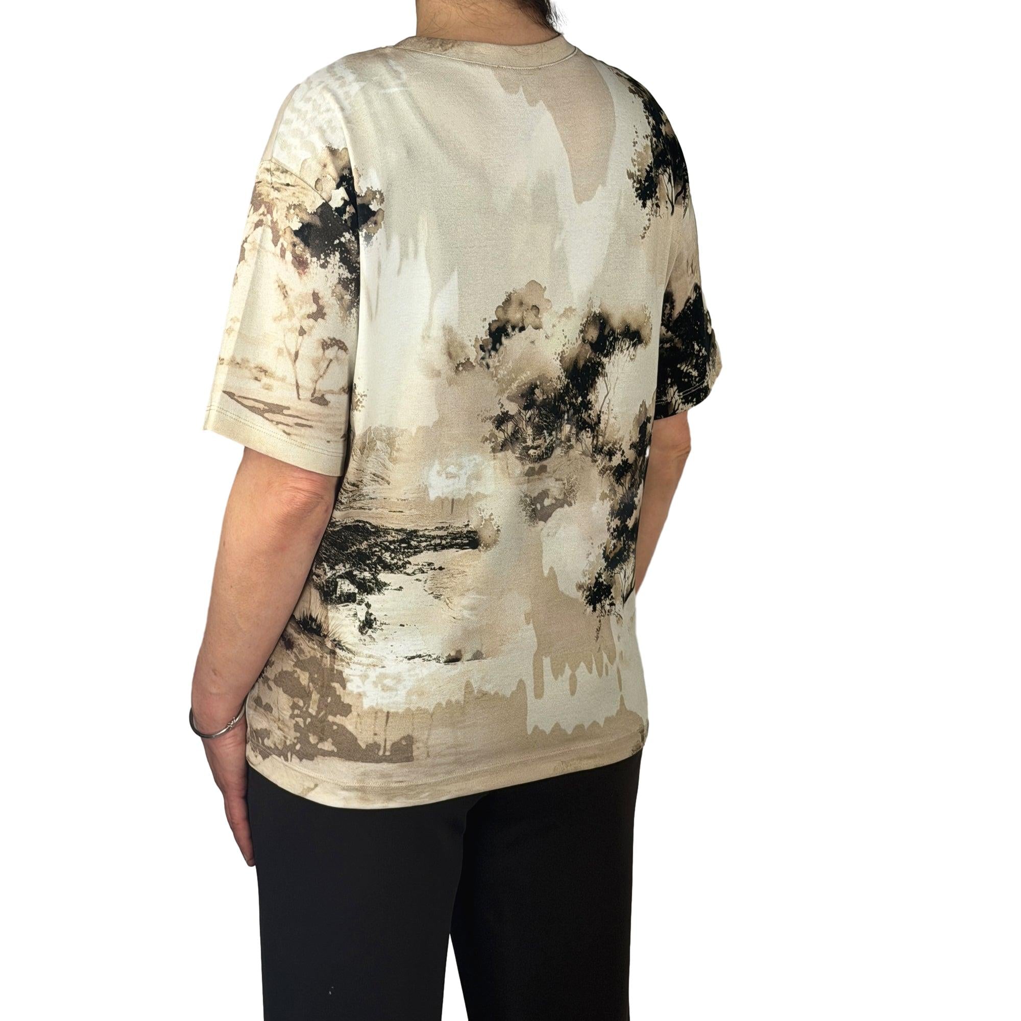 Shirt mit Allover - Print - Mode von Monari
