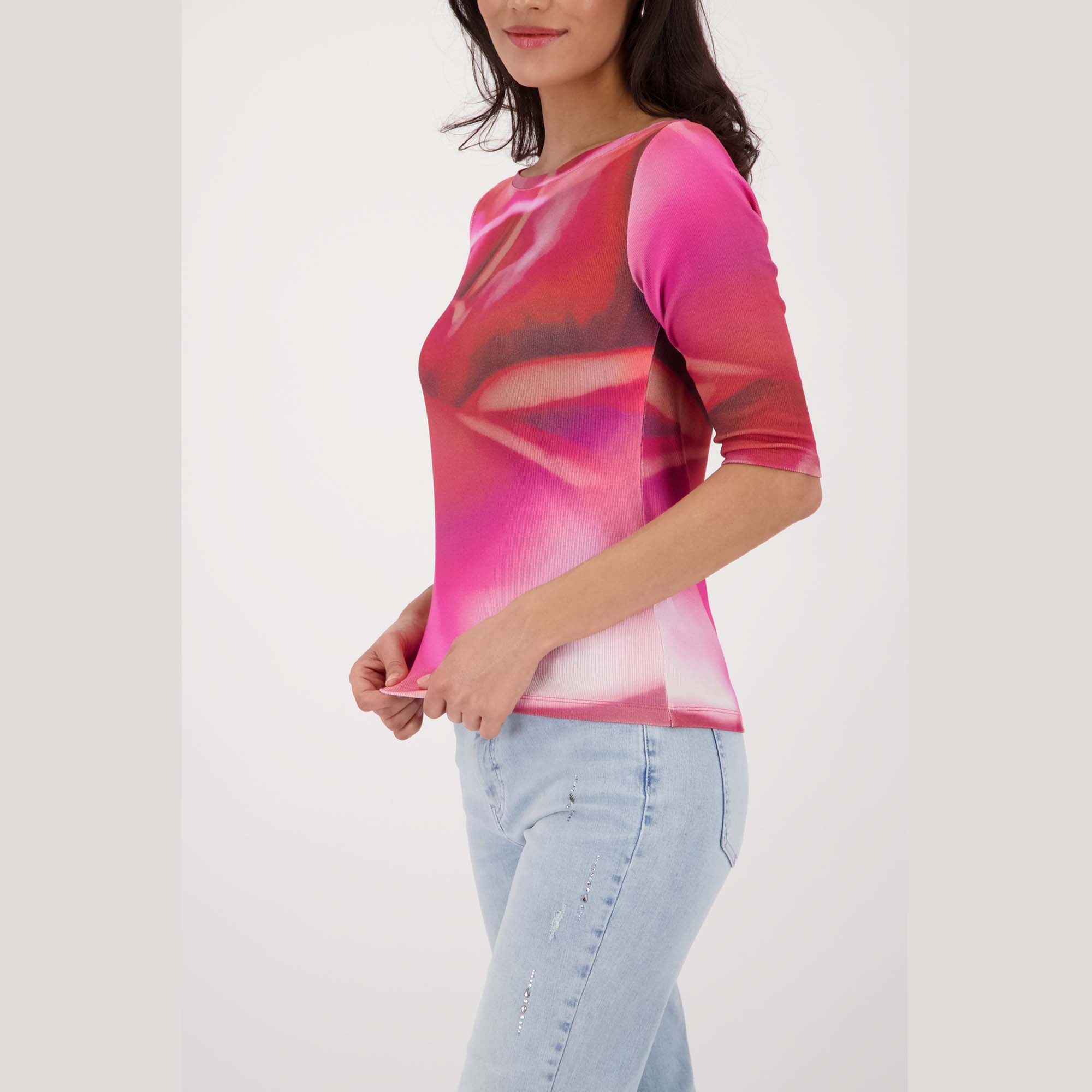 Shirt mit Allover - Print - Mode von Monari