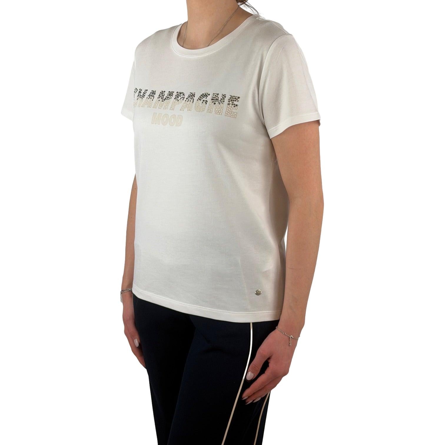 Shirt mit Strassschrift - Mode von Monari