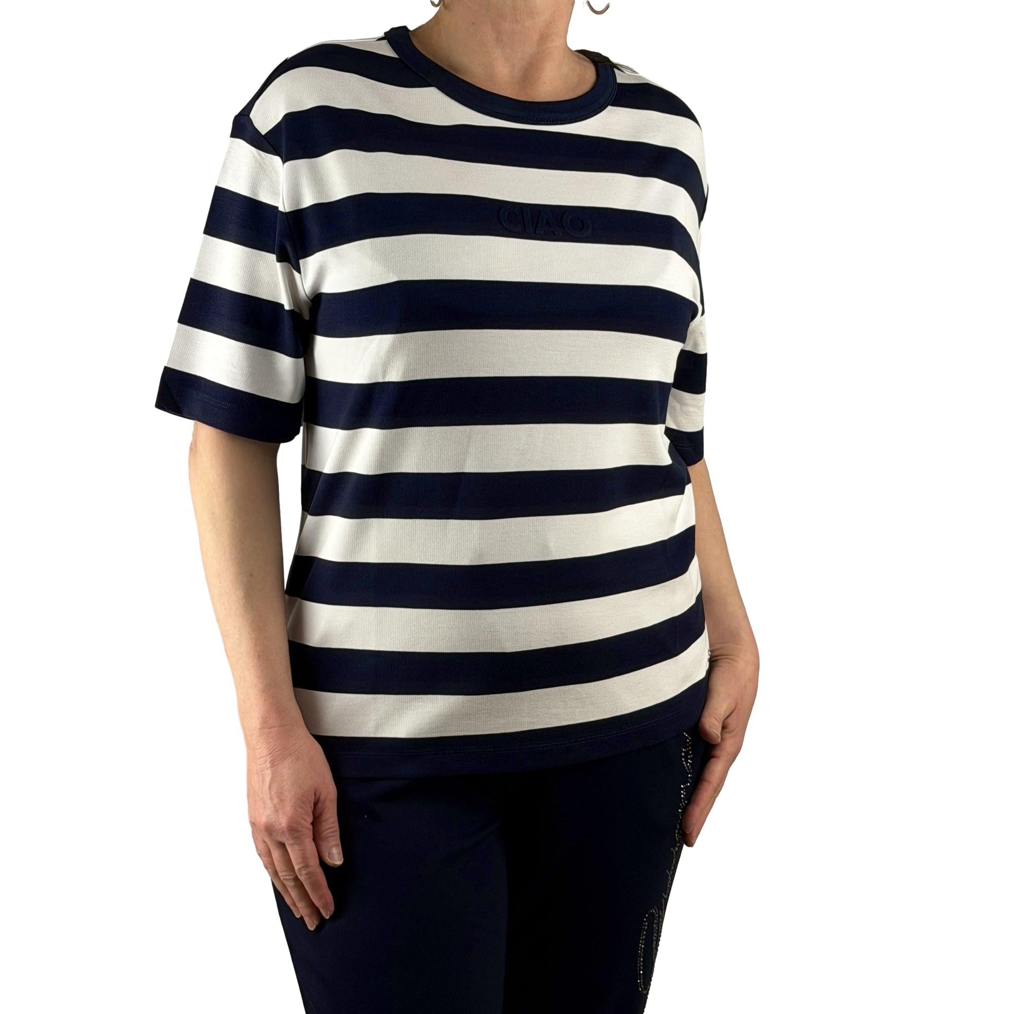 Shirt mit Streifen - Mode von Monari