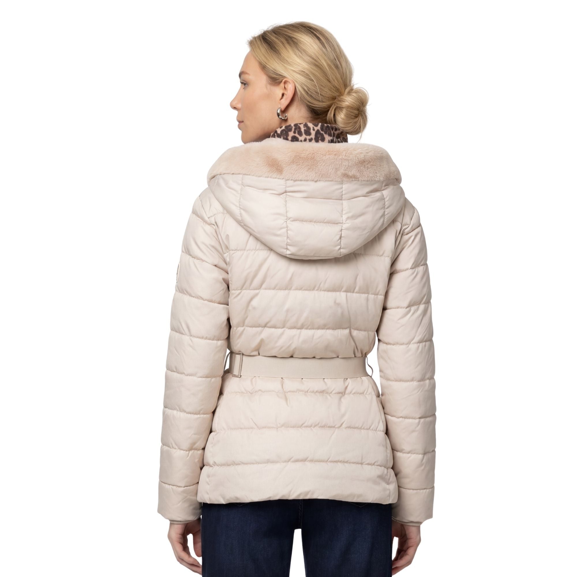 Steppjacke mit Taillengürtel - Mode von Monari