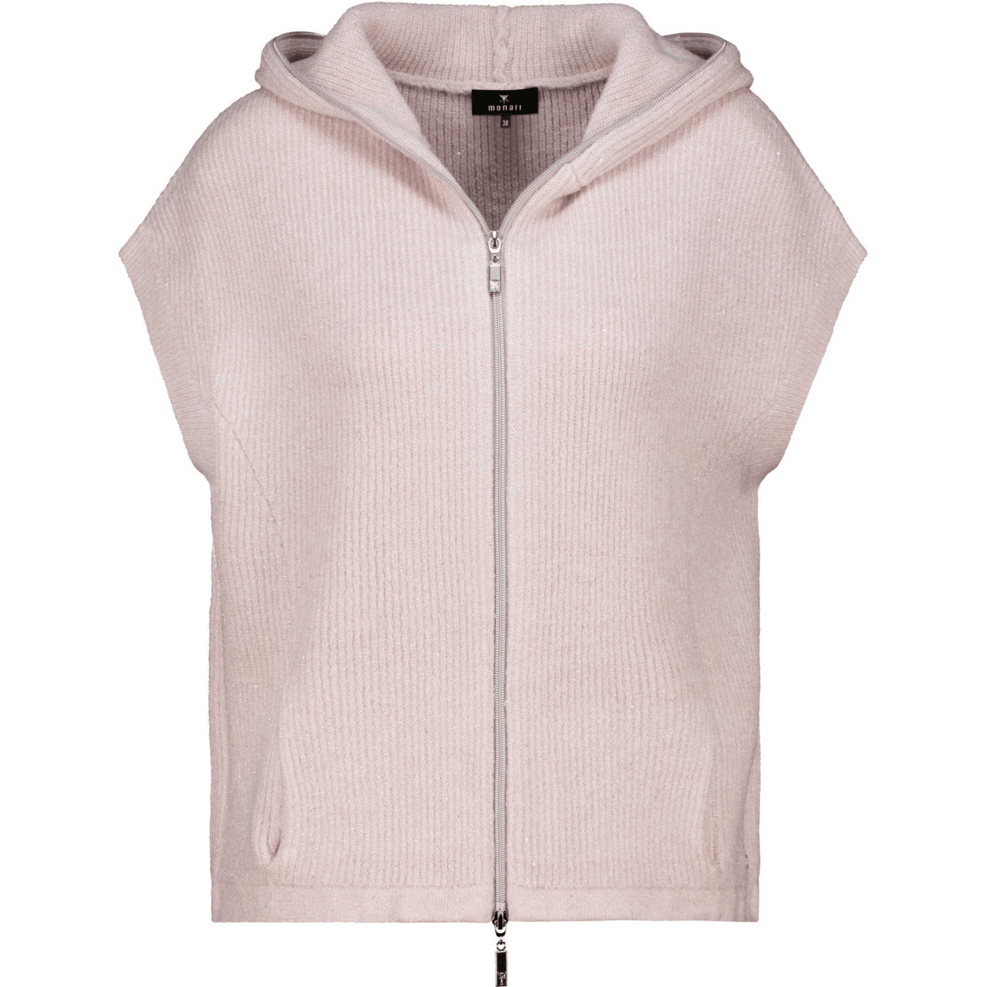 Strickweste mit durchgehendem Reißverschluss - Mode von Monari
