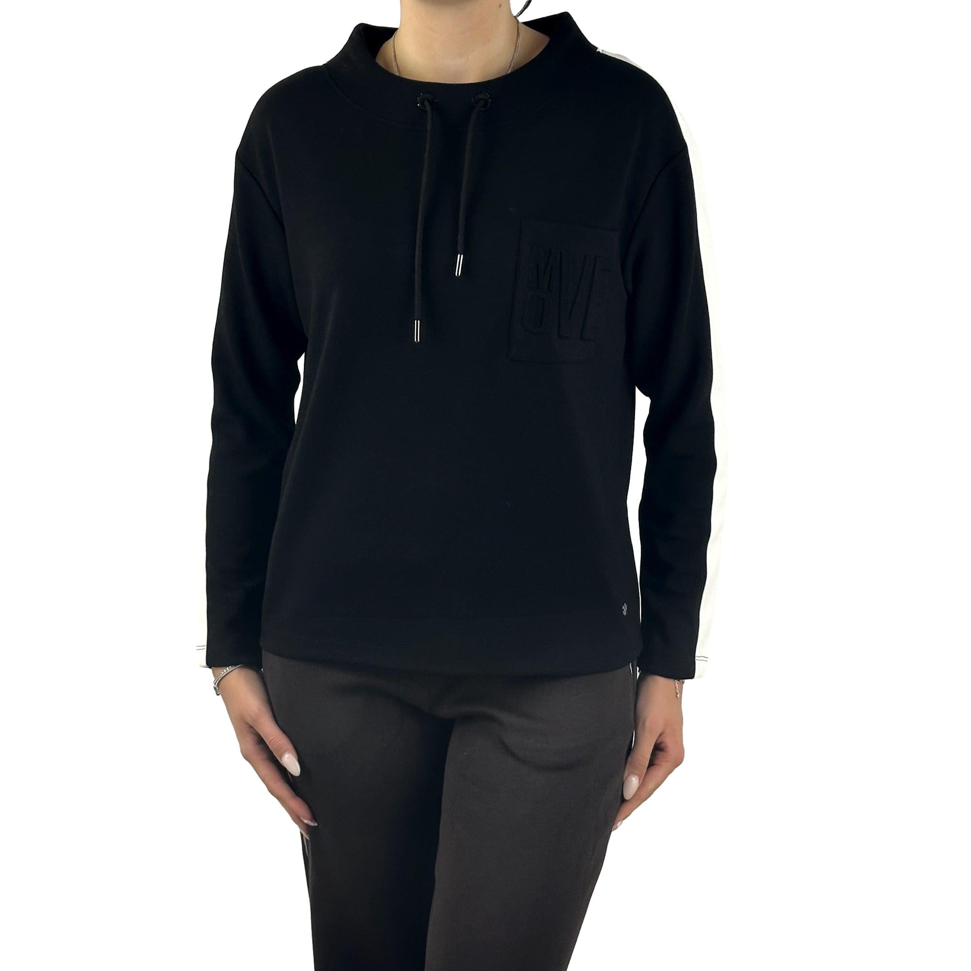 Sweatshirt mit Galon. Mode von Monari. Seidel Moden Onlineshop