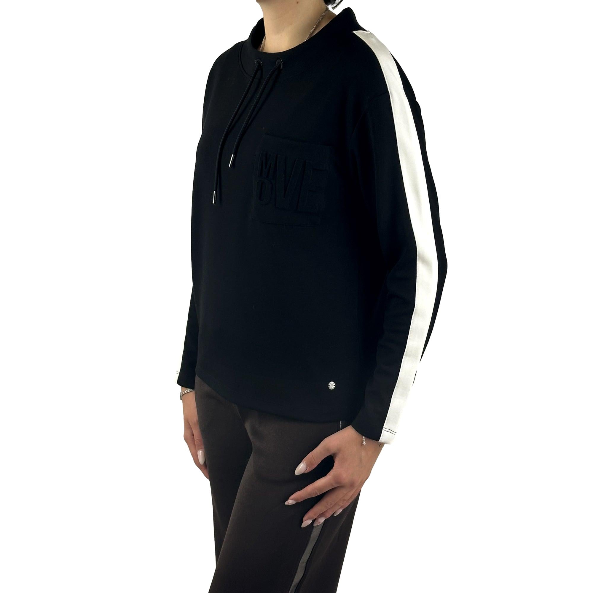 Sweatshirt mit Galon. Mode von Monari. Seidel Moden Onlineshop