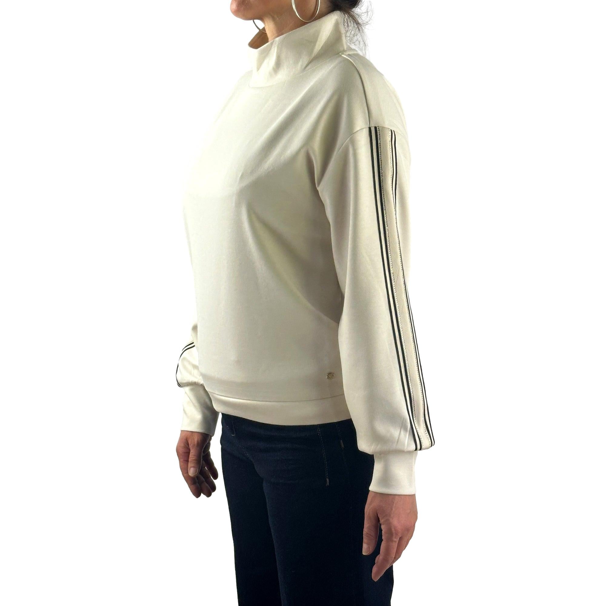 Sweatshirt mit Galon. Mode von Monari. Seidel Moden Onlineshop