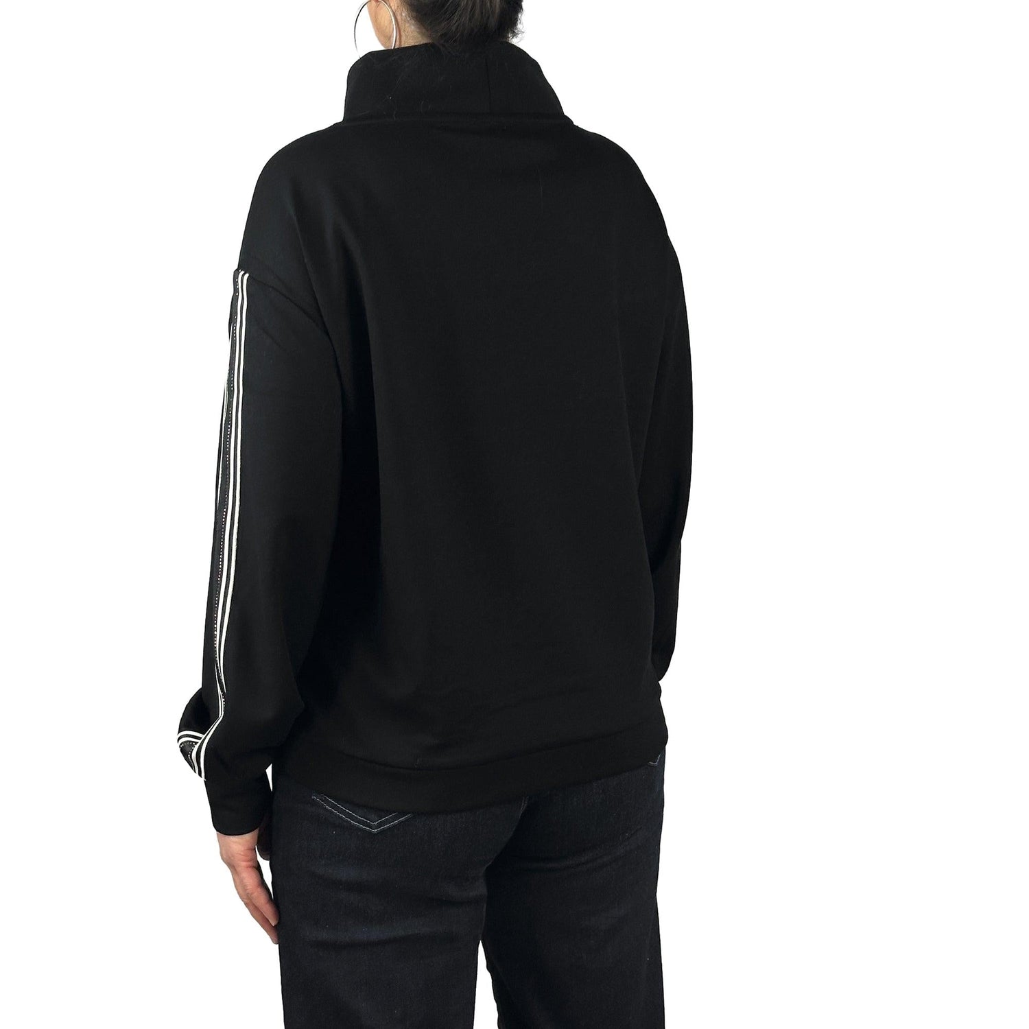 Sweatshirt mit Galon. Mode von Monari. Seidel Moden Onlineshop