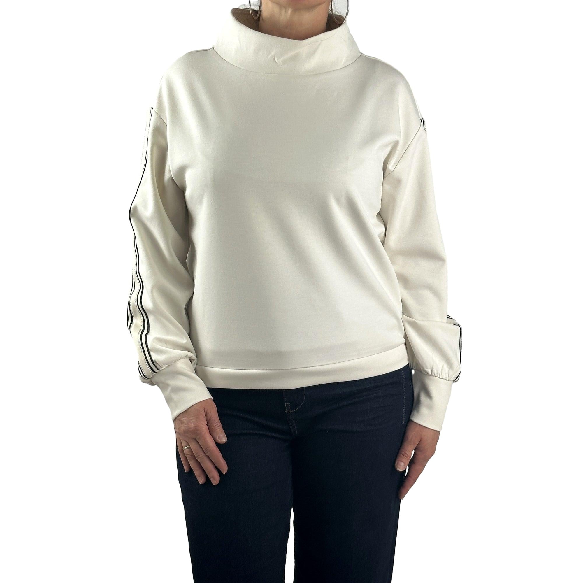 Sweatshirt mit Galon. Mode von Monari. Seidel Moden Onlineshop