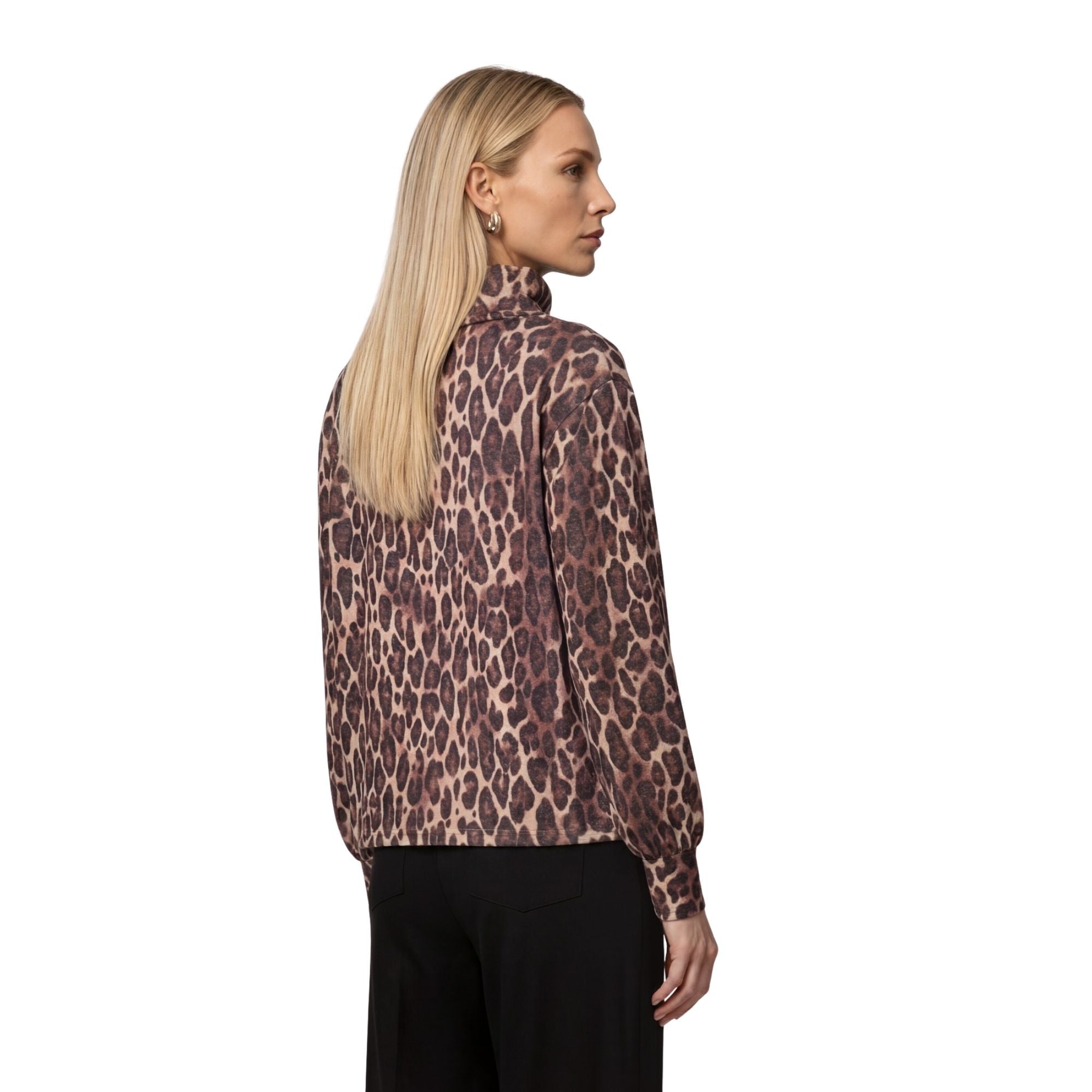 Sweatshirt mit Leomuster - Mode von Monari