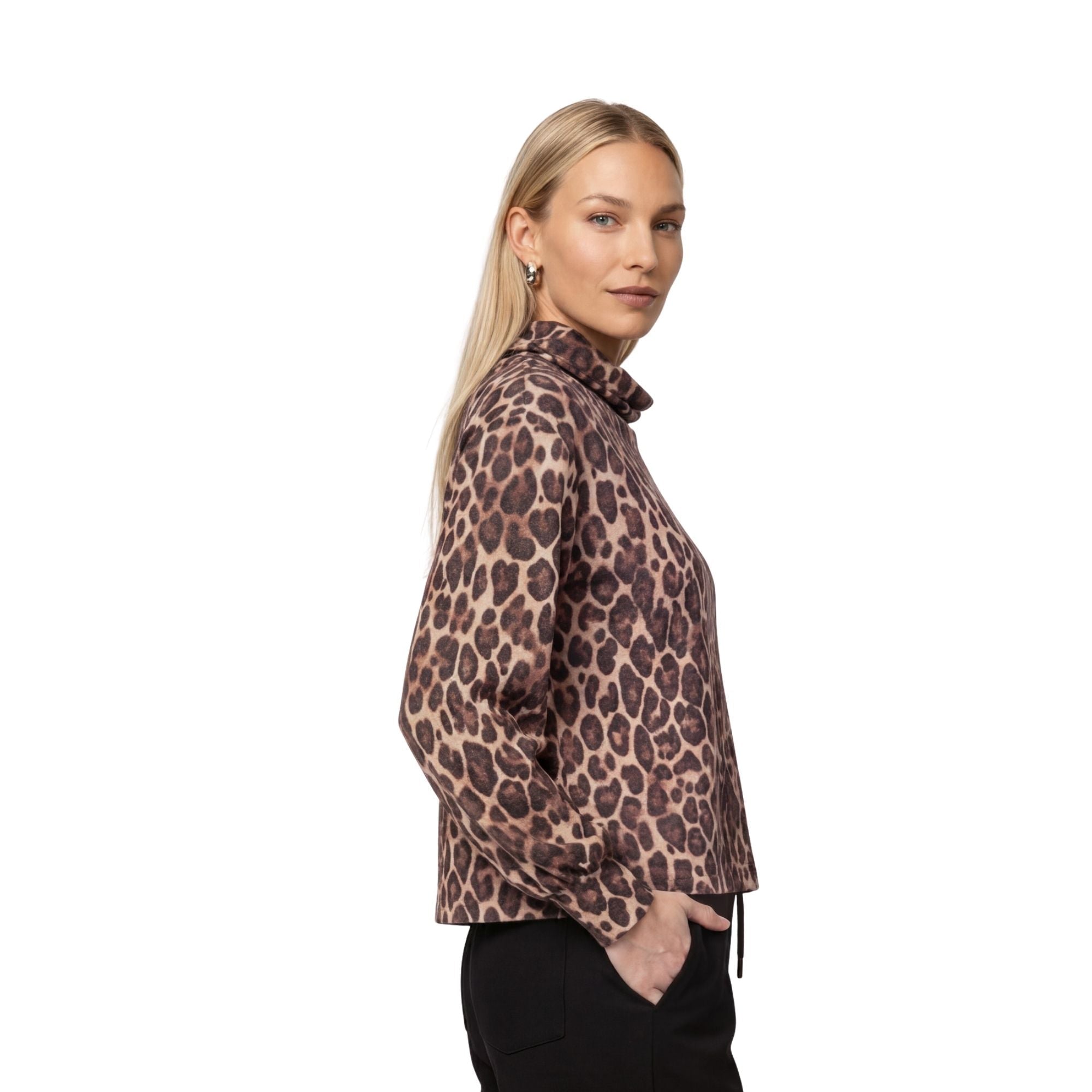 Sweatshirt mit Leomuster - Mode von Monari