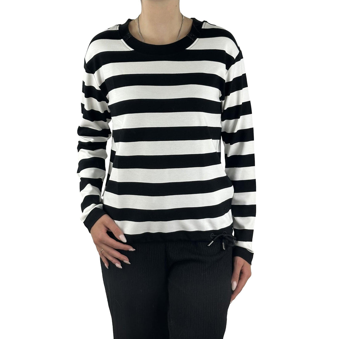 Sweatshirt mit Streifen. Mode von Monari. Seidel Moden Onlineshop