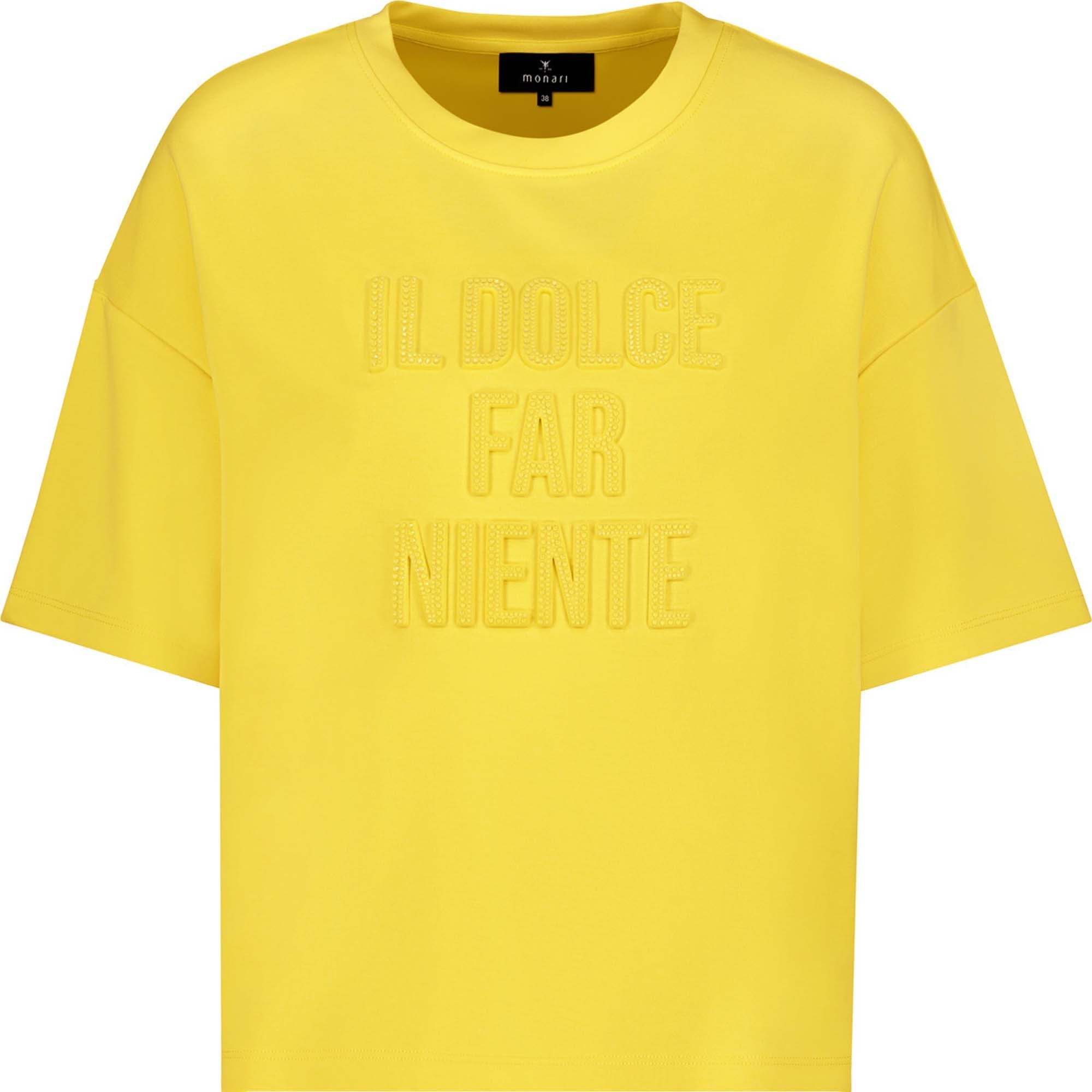 T-Shirt mit Prägeschriftzug - Mode von Monari