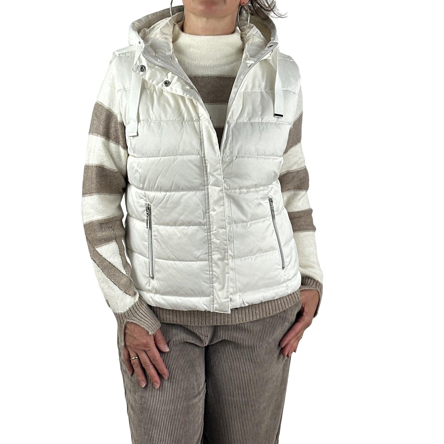 Weste mit Galonstreifen. Mode von Monari. Seidel Moden Onlineshop