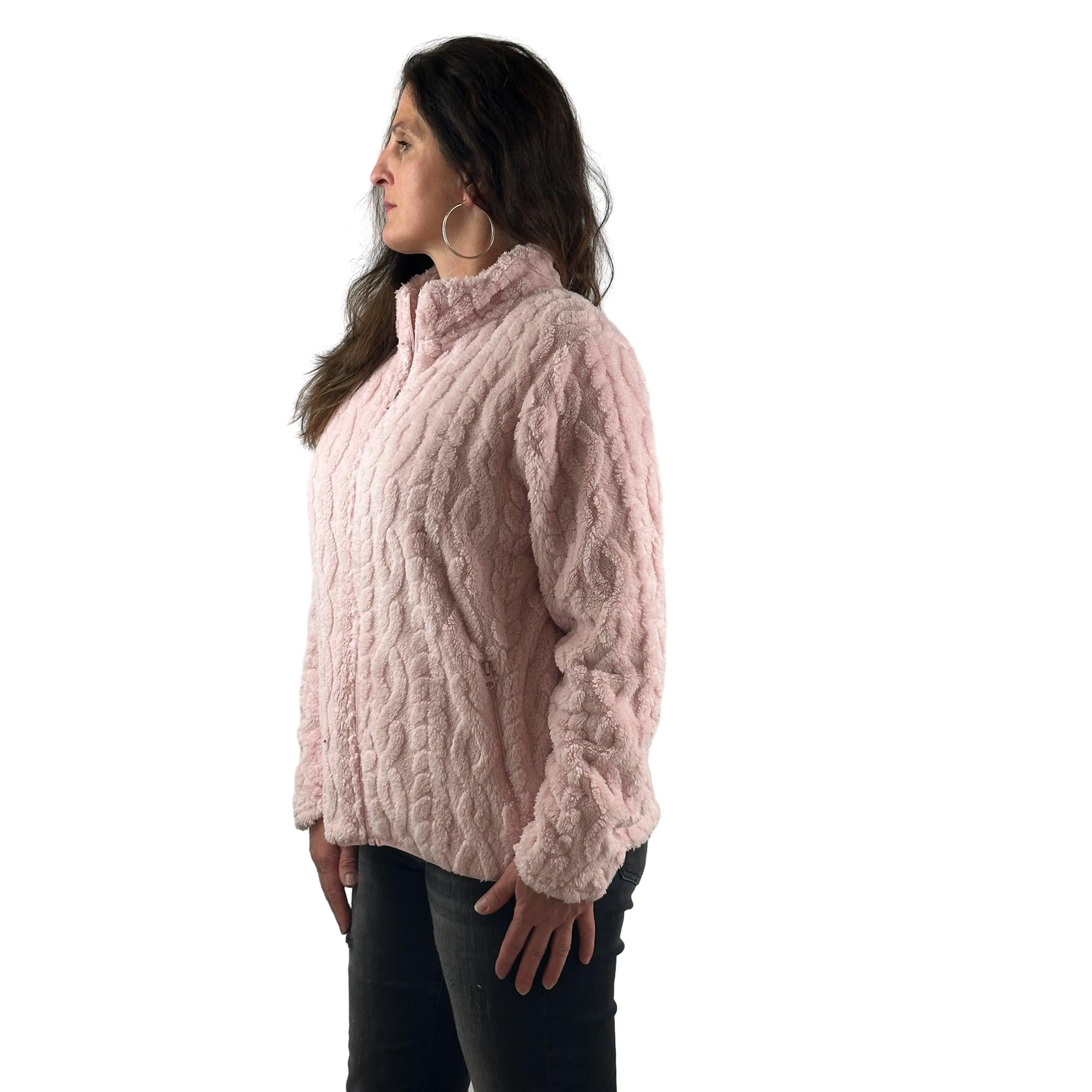 Flauschjacke mit Musterung. Mode von M.X.O. Seidel Moden Onlineshop