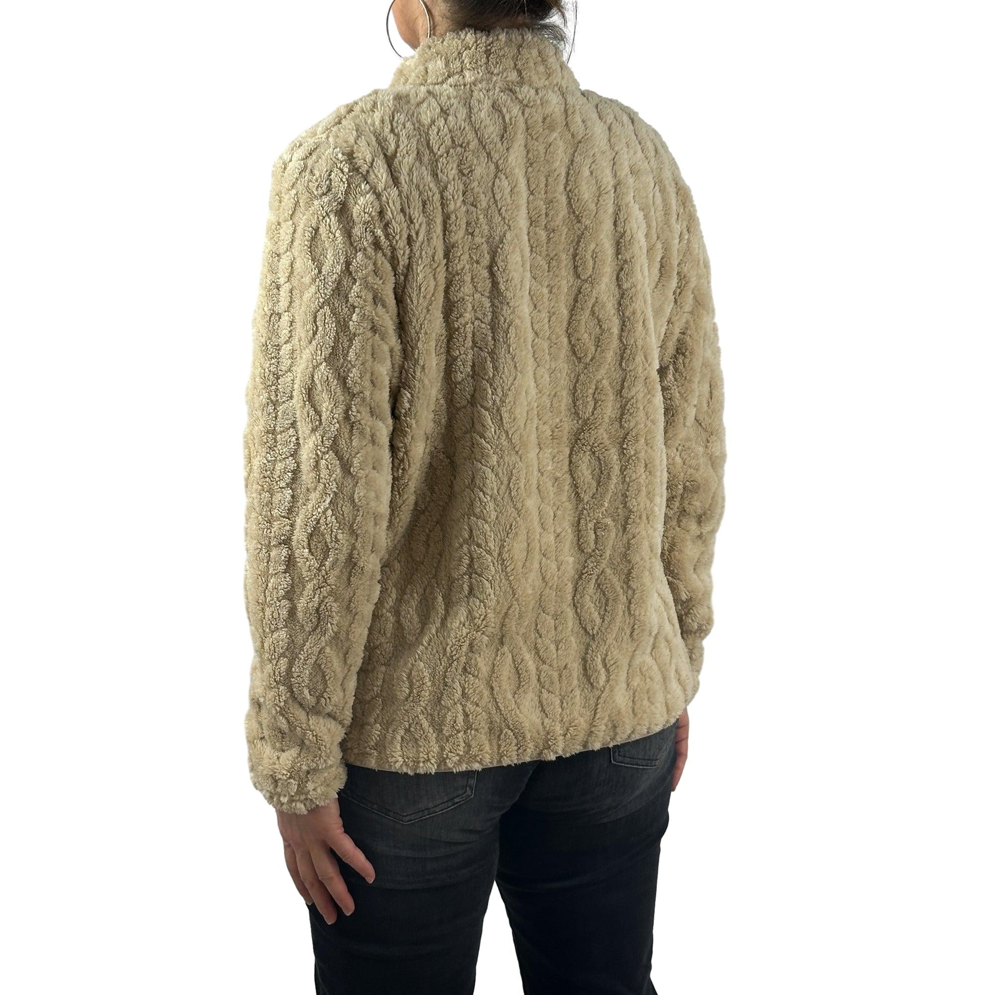 Flauschjacke mit Musterung. Mode von M.X.O. Seidel Moden Onlineshop