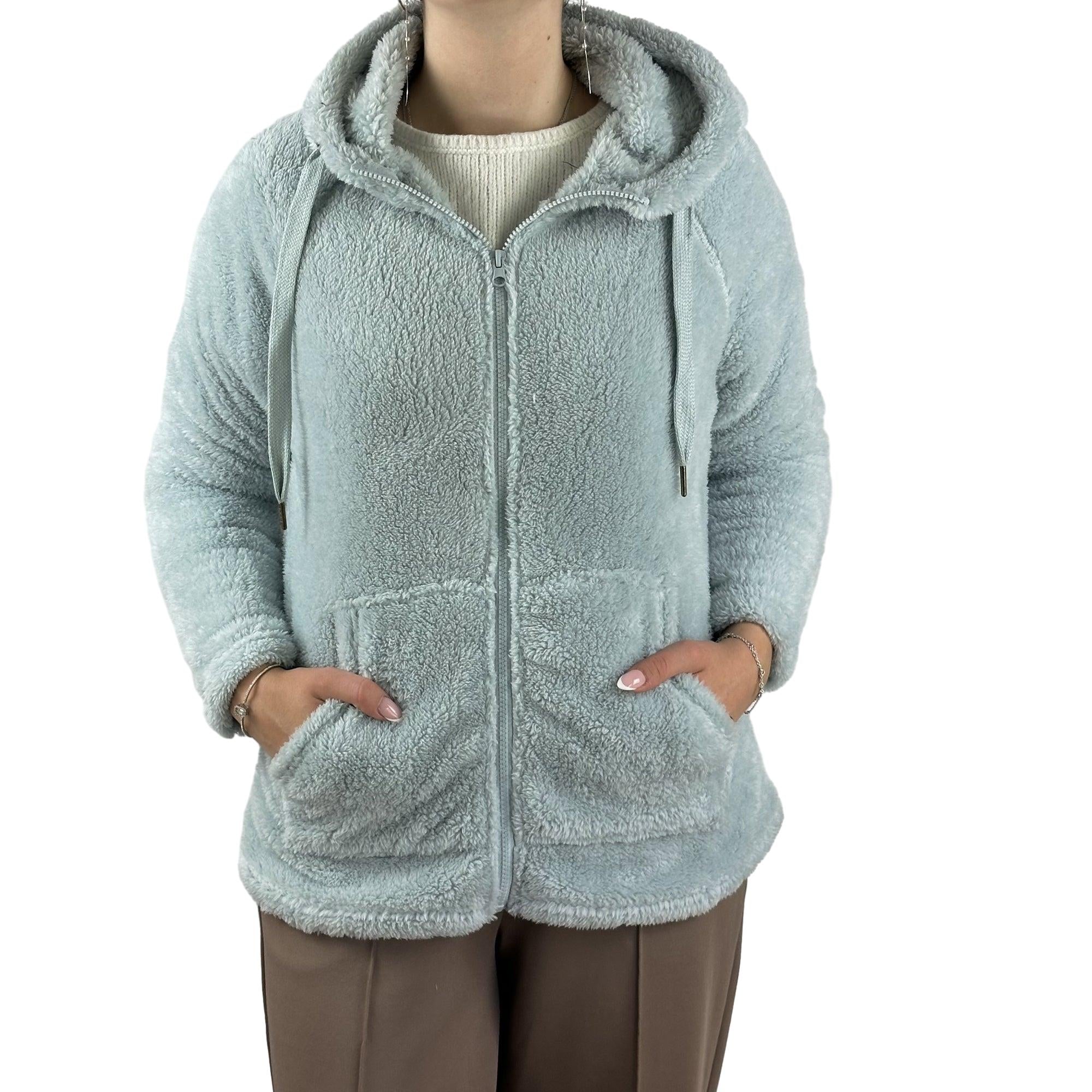 Fleecejacke mit Kapuze. Mode von M.X.O. Seidel Moden Onlineshop